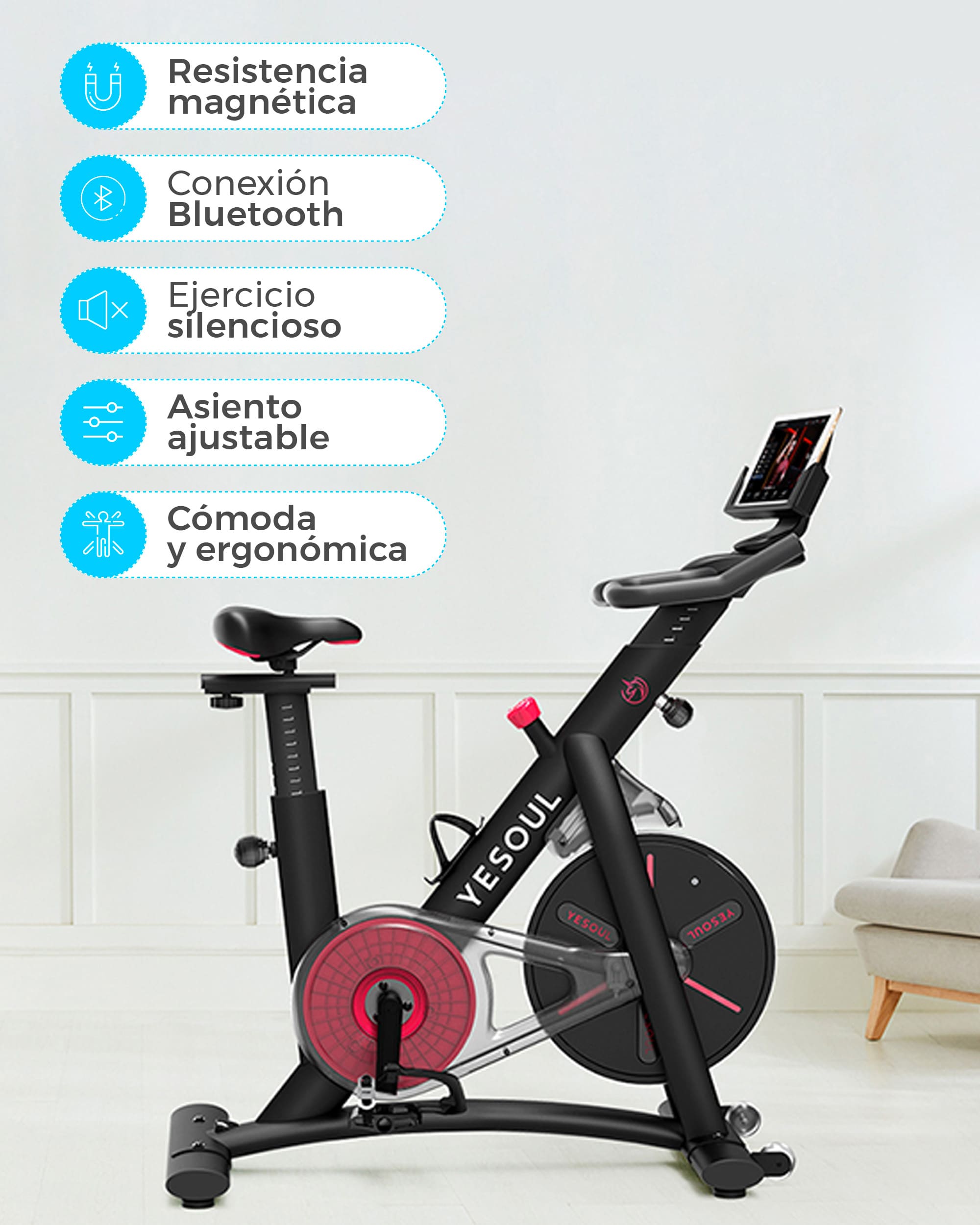 Bicicleta Estática Conectada Xiaomi Yesoul S3