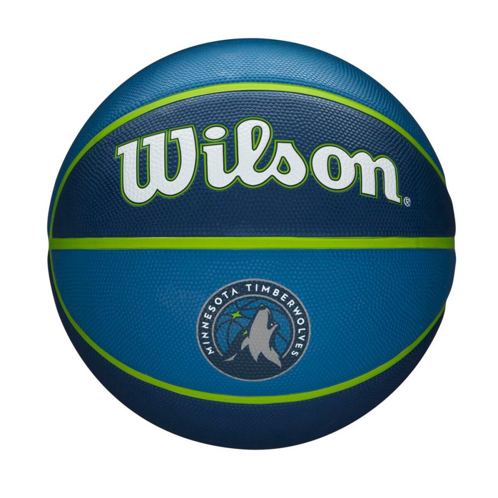 Balón De Baloncesto Wilson Nba Team Tribute - Minnesota Timberwolves - azul - 