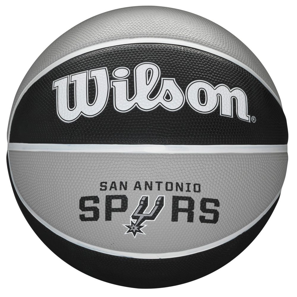 Balón De Baloncesto Wilson Nba Team Tribute - San Antonio Spurs - gris - 