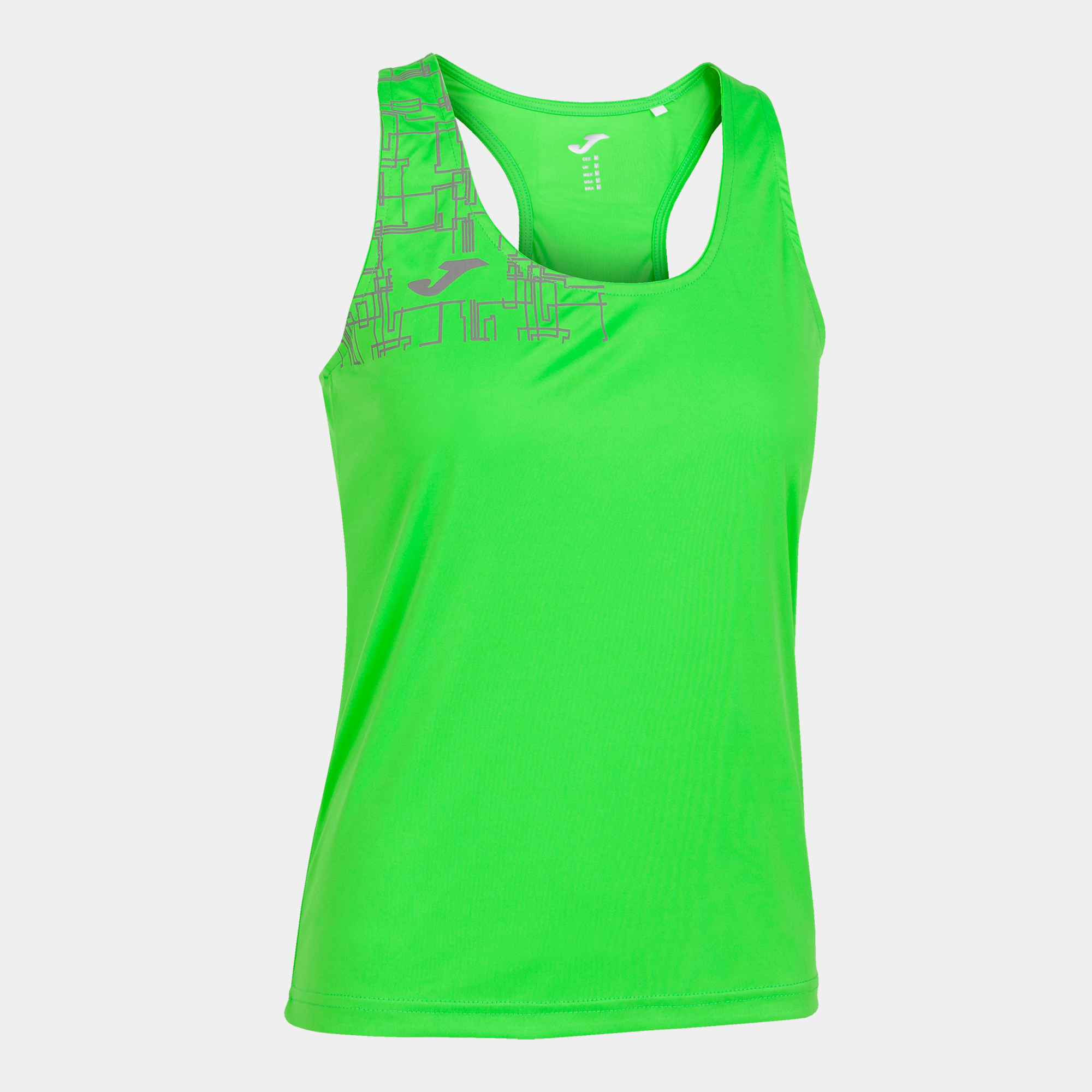 Camiseta Tirantes Joma Elite Viii Verde Flúor - verde-fluor - 