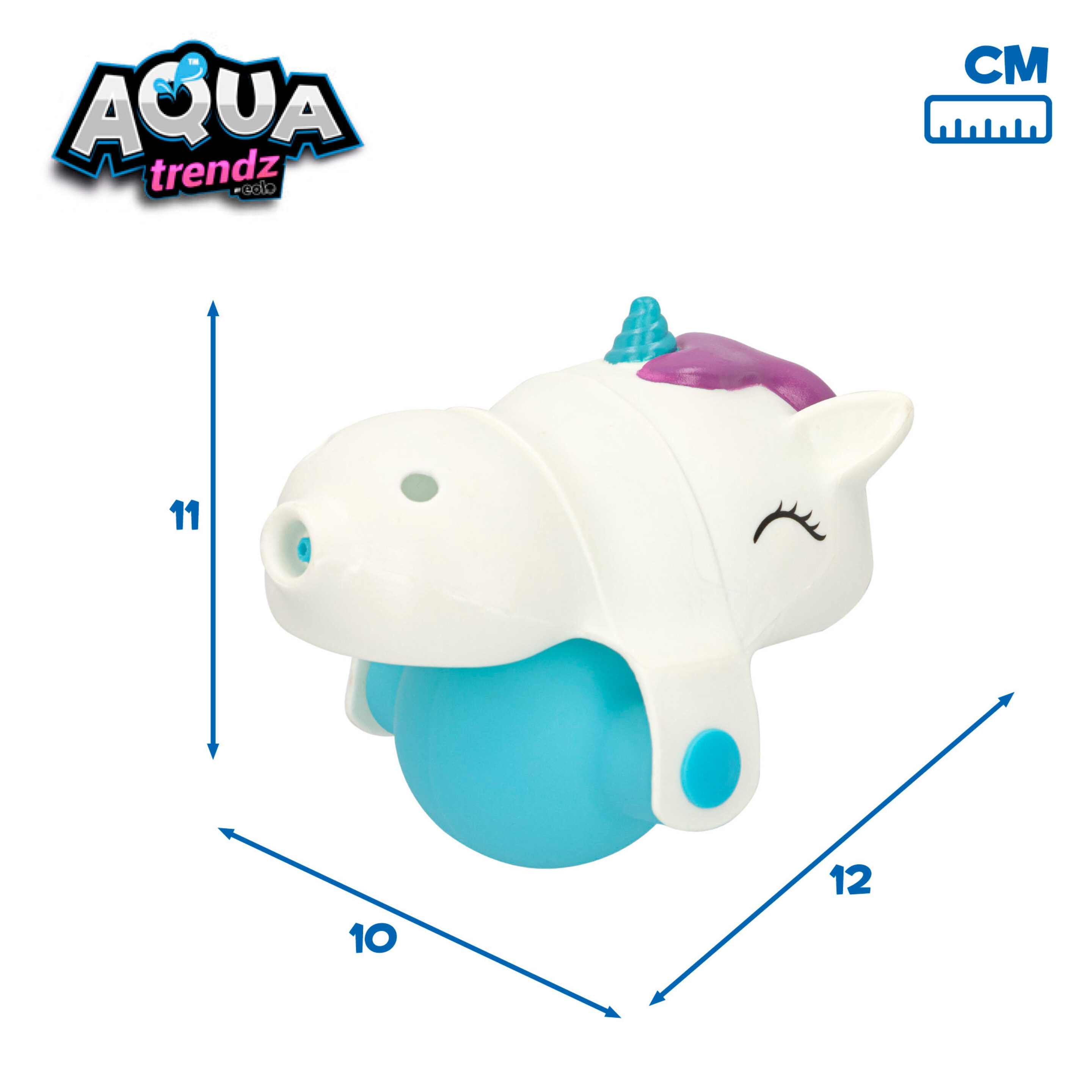 Máscara De Buceo Y Lanzador De Agua Unicornio Aqua Trendz - Multicolor  MKP