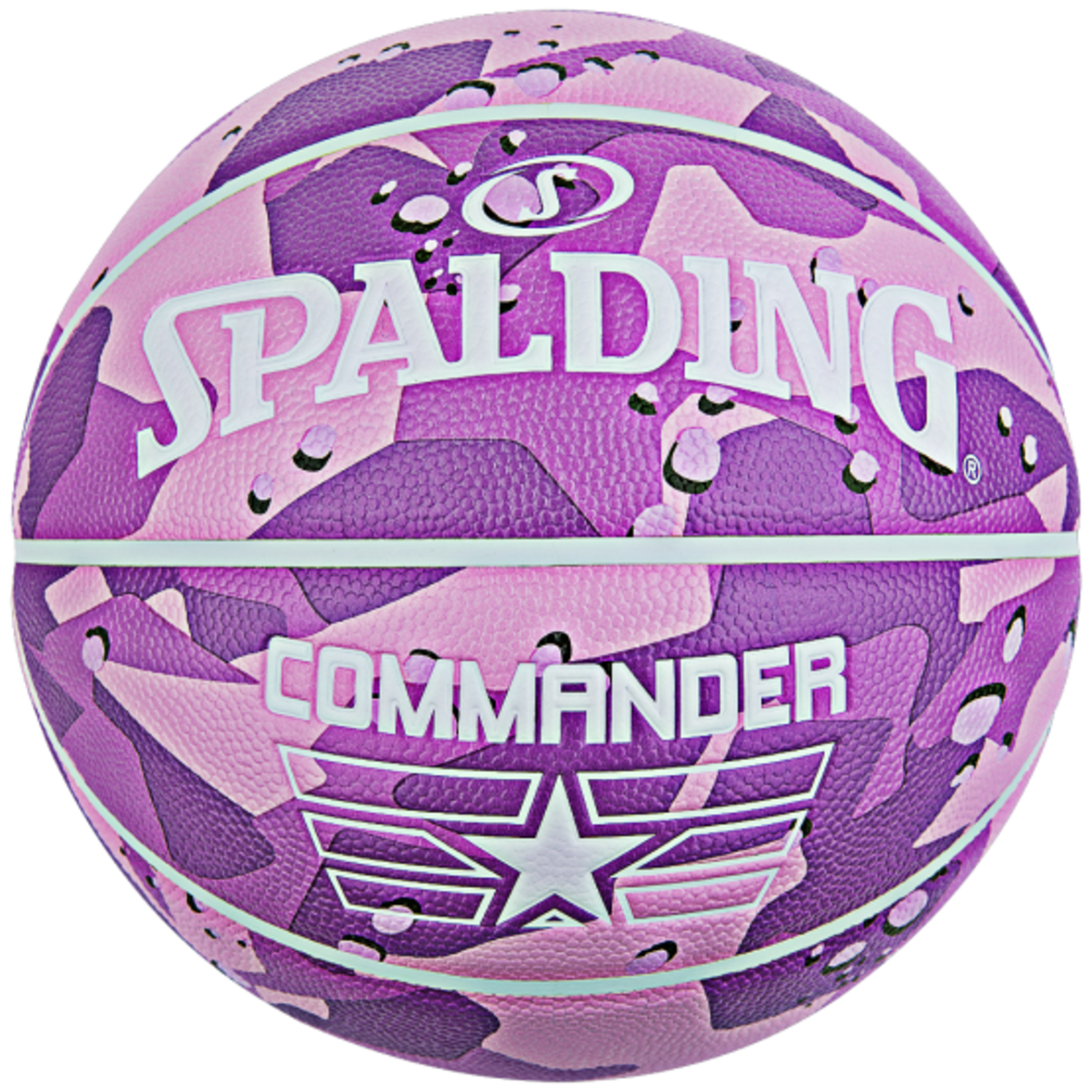 Balón De Baloncesto Spalding Commander Solid Purple Sz6 - purpura - 