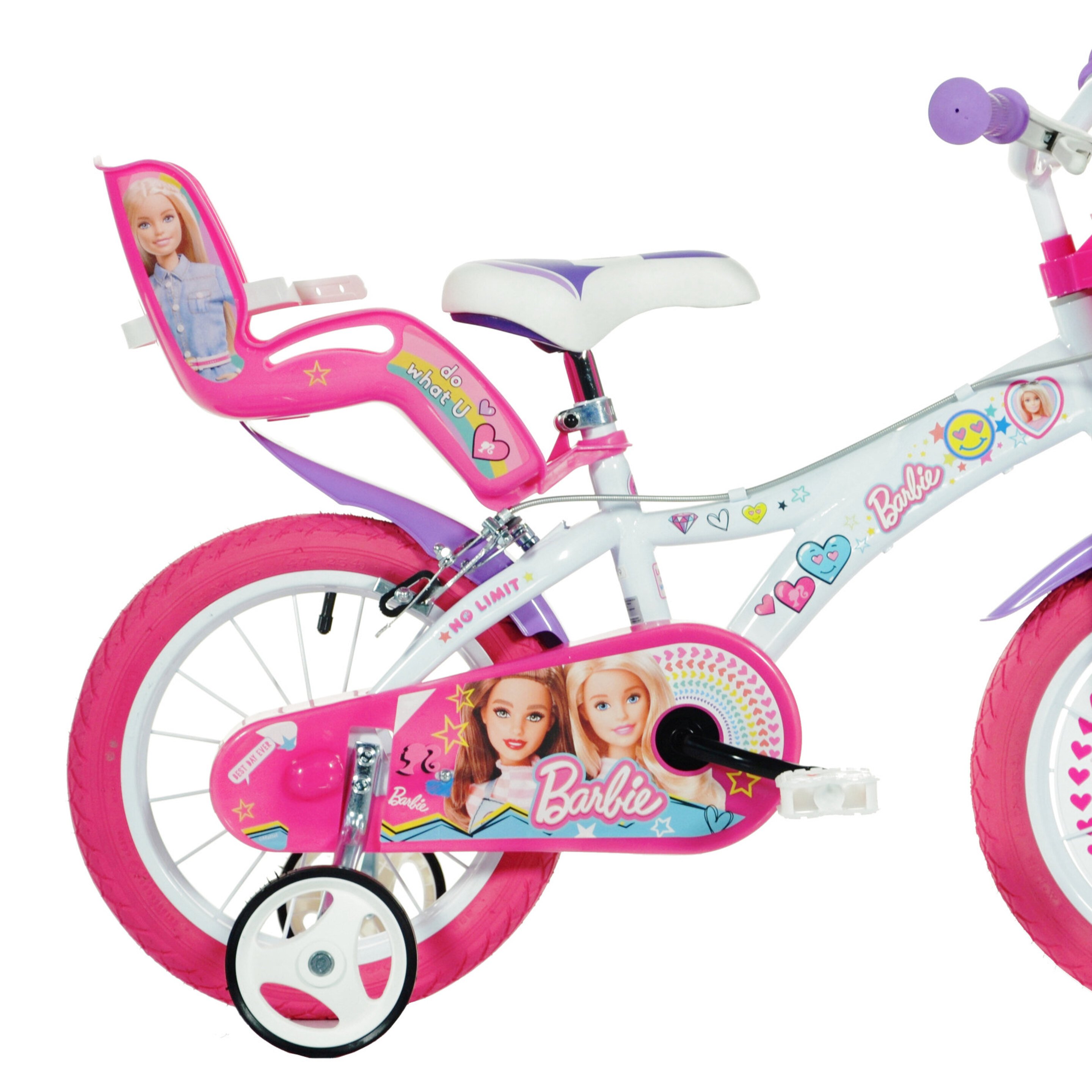 Bicicleta Infantil Barbie 14 Pulgadas 4-6 Años
