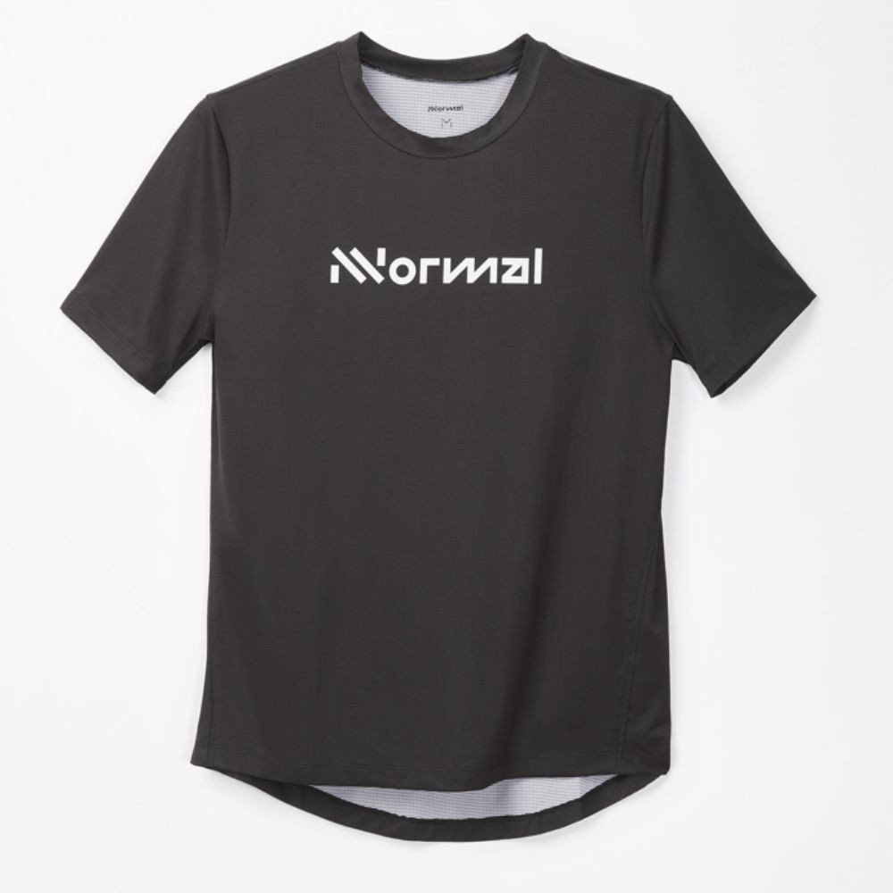 T-shirt De Corrida Para Homem M/curto Preto Nnormal - negro - 