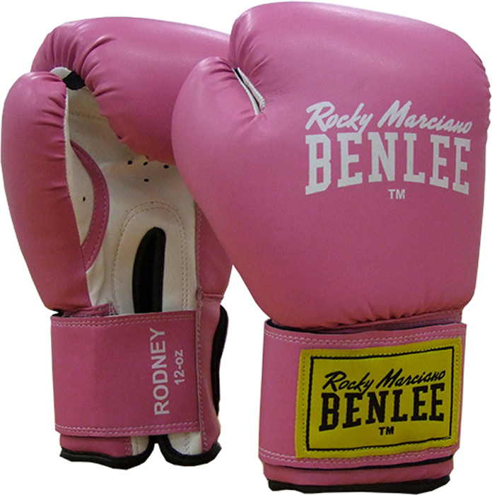 Luvas De Boxe Benlee Rodney 10 Oz Rosa/branco - rosa - 