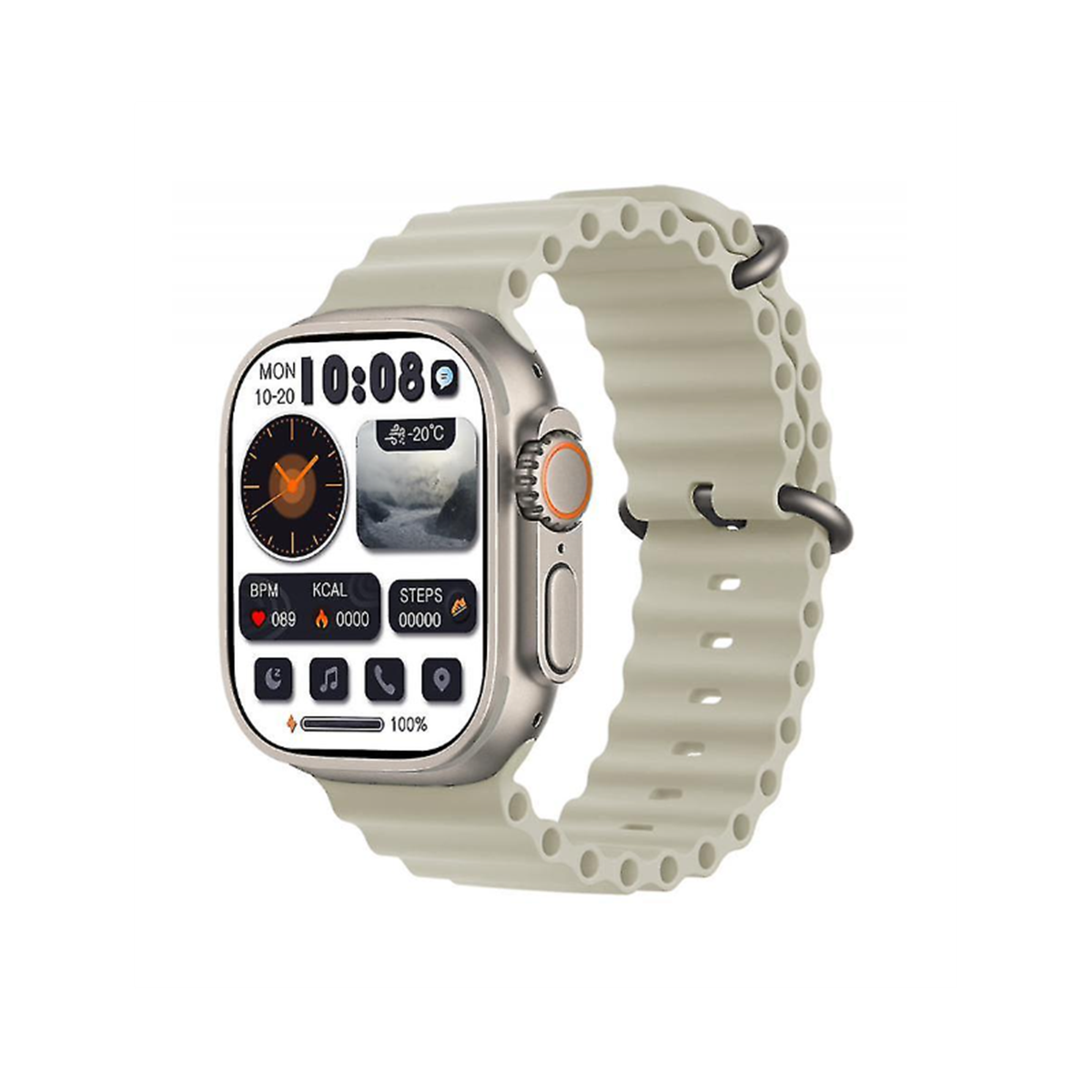 Reloj Inteligente Smartwatch Smartek Sw-hk8pm, Pantalla Amoled, Con Brújula Y Llamadas Bt