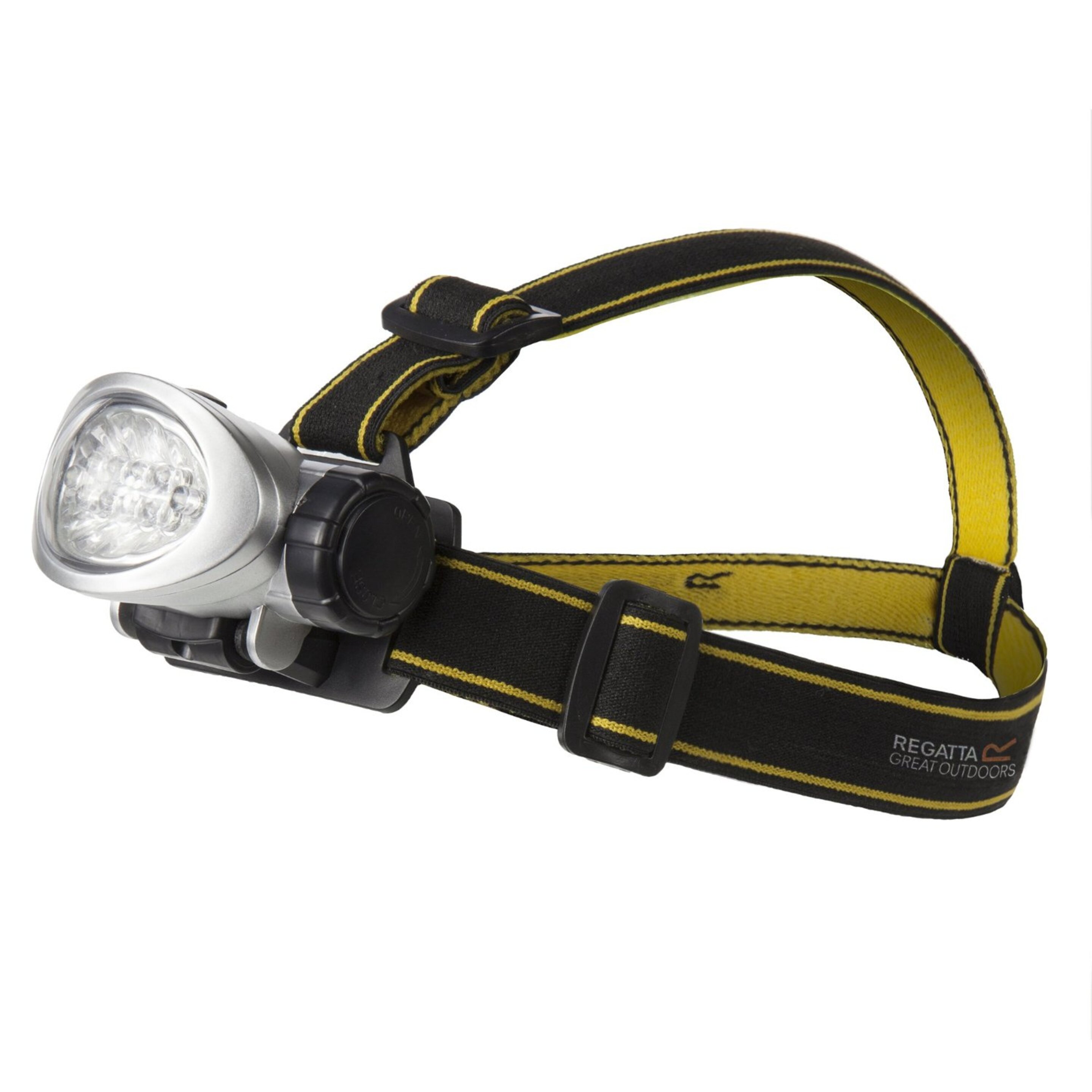 Regatta Great Outdoors - Linterna Frontal De Cabeza De 10 Led (Negro/ Gris Foca)