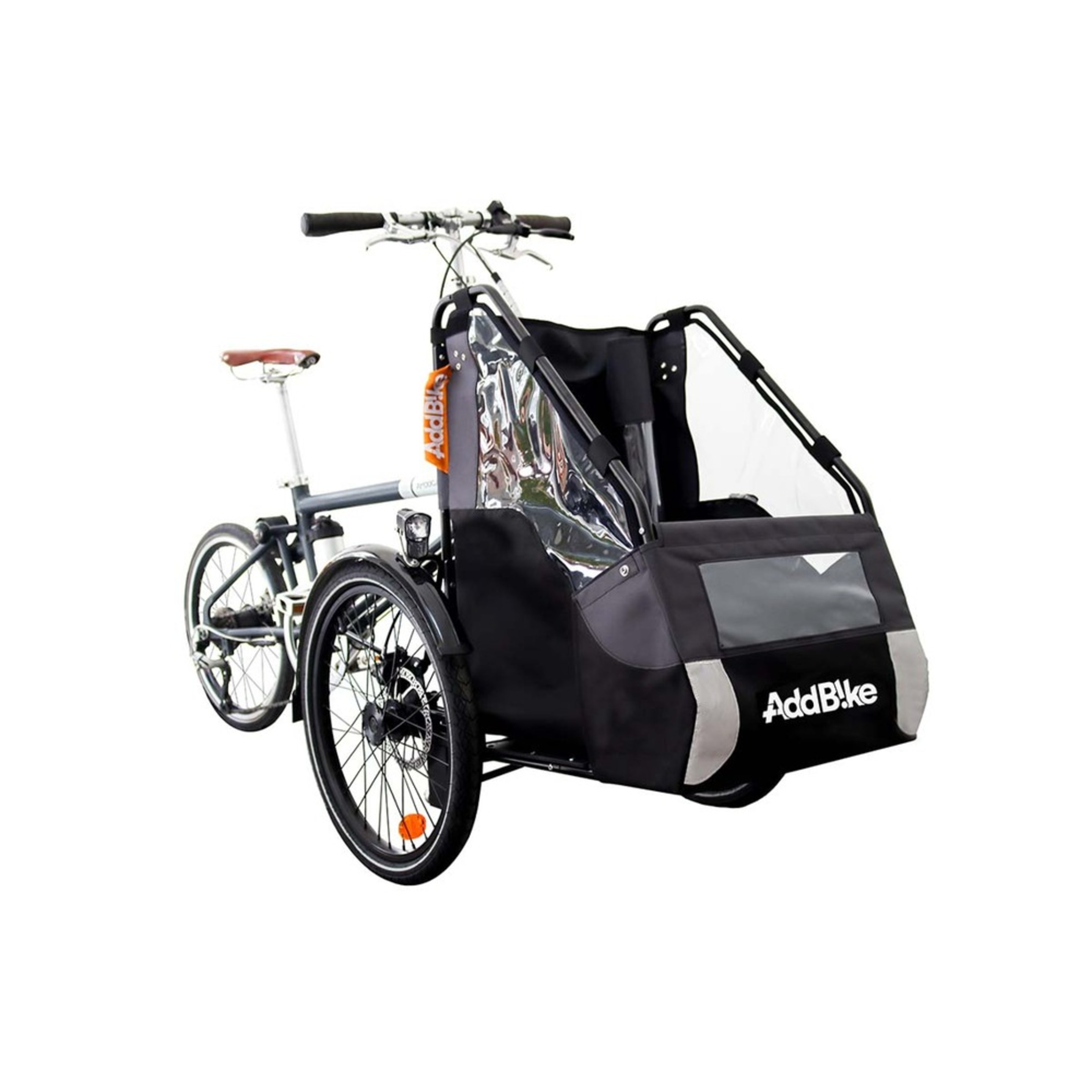 Kit Delantero Addbike Transporte Perro - gris-negro - 