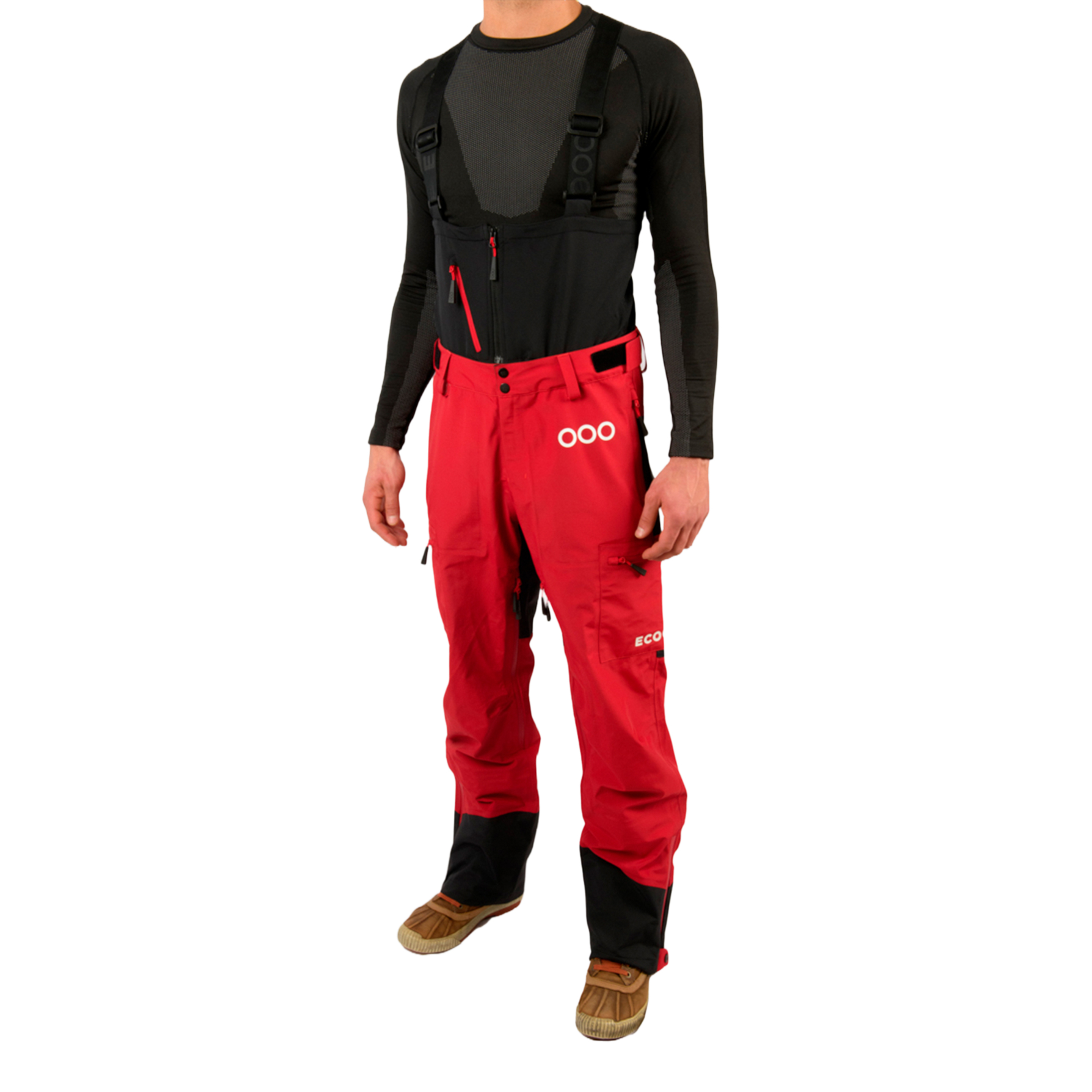 Pantalones De Esquí Ecoon Ecoexplorer - Rojo - Ecoproducto Reciclado Y Reciclable  MKP