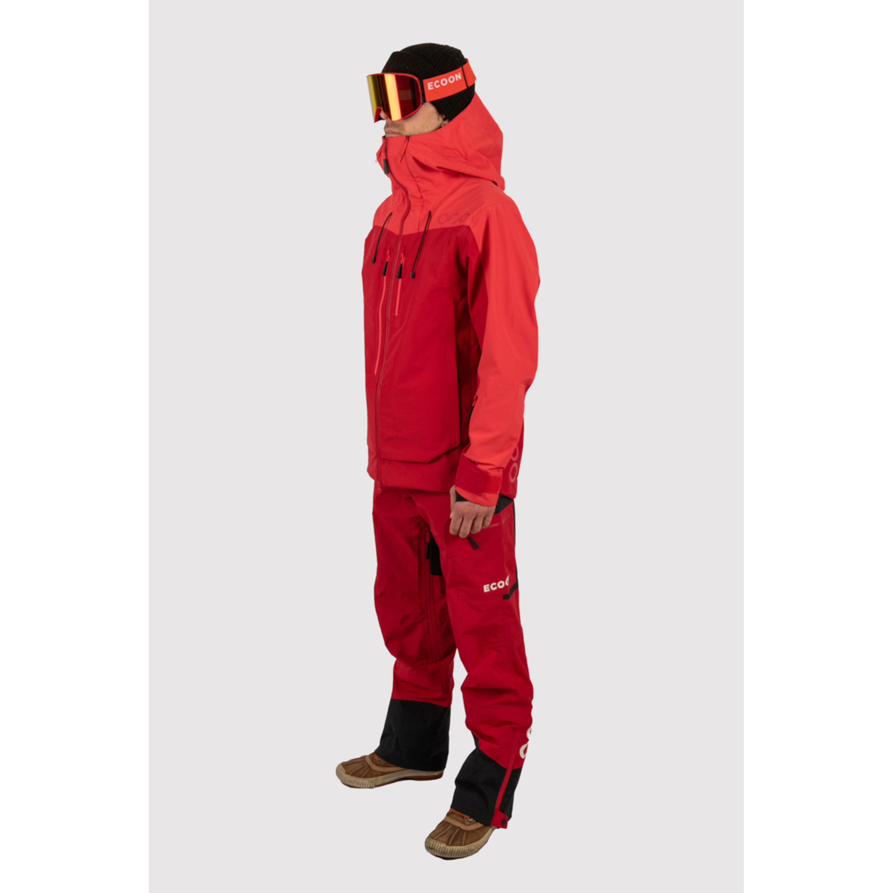 Pantalones De Esquí Ecoon Ecoexplorer - Rojo - Ecoproducto Reciclado Y Reciclable  MKP