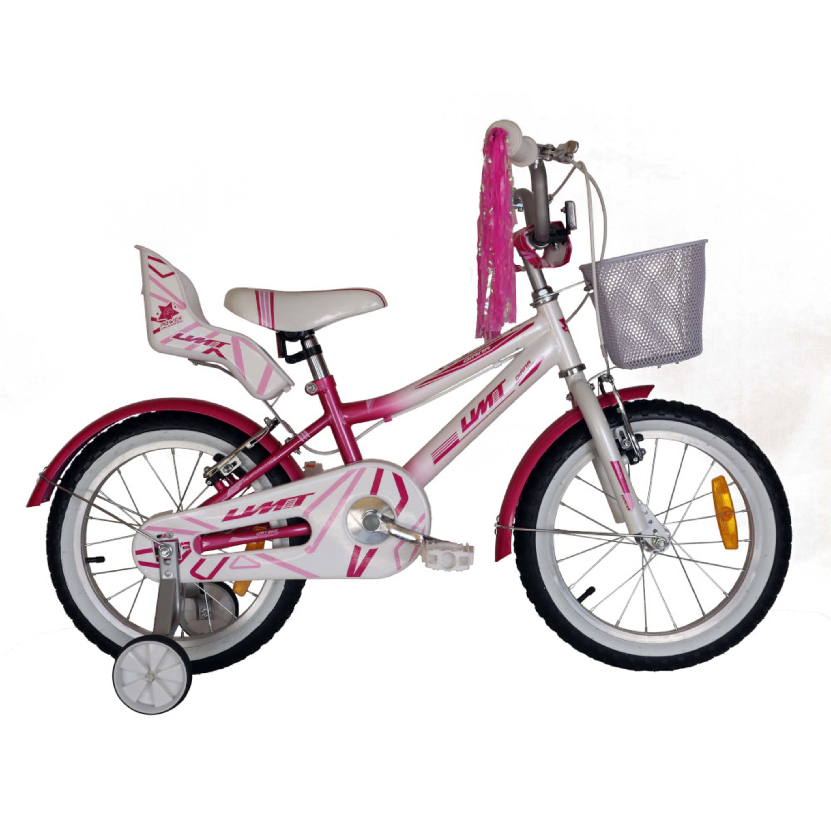 Bicicleta Montaña Niños 16" Diana - blanco-rosa - 