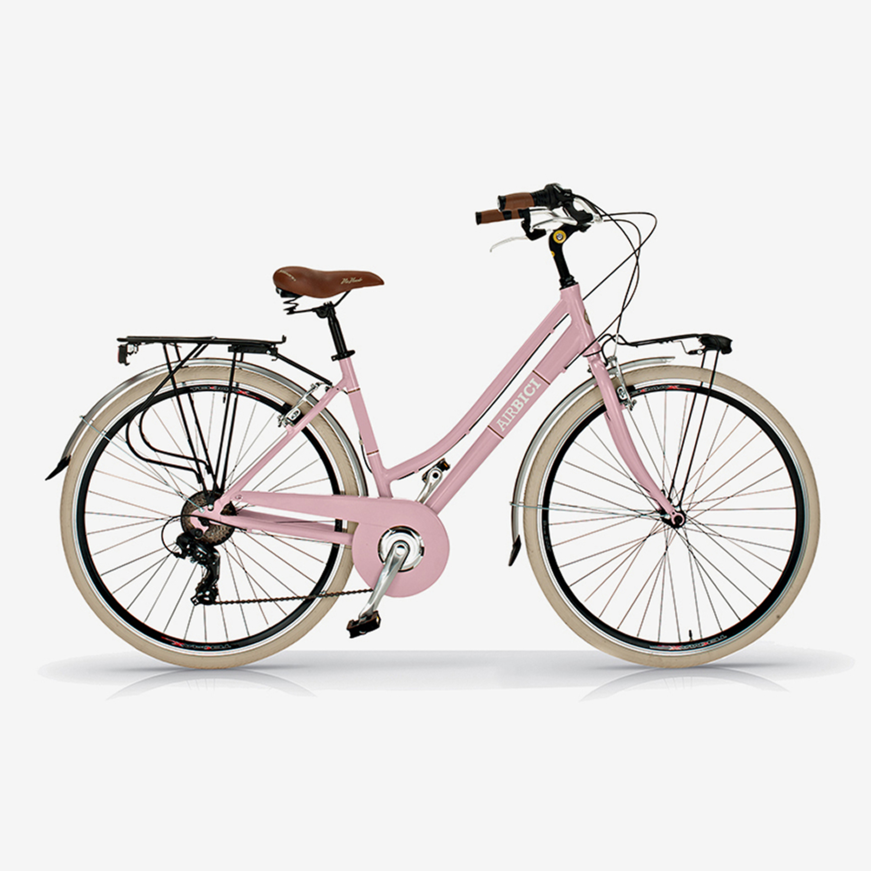 Bicicleta De Ciudad Airbici 605 Elegance - rosa - 