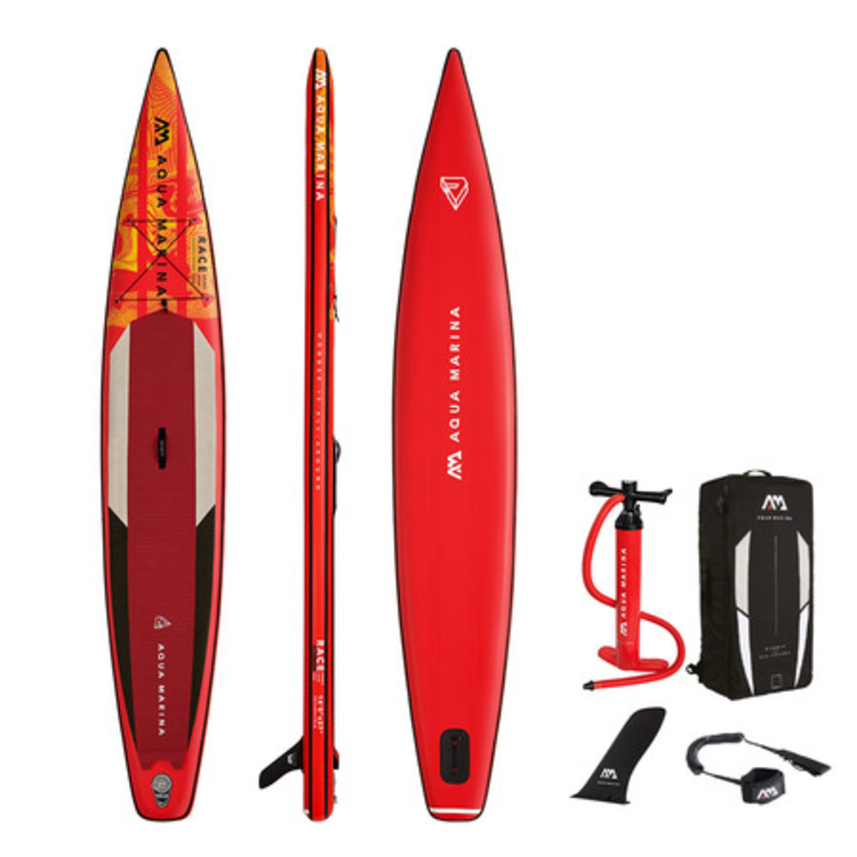 Tabla Paddle Surf Aqua Marina Race 14‘0“ - granate - 
