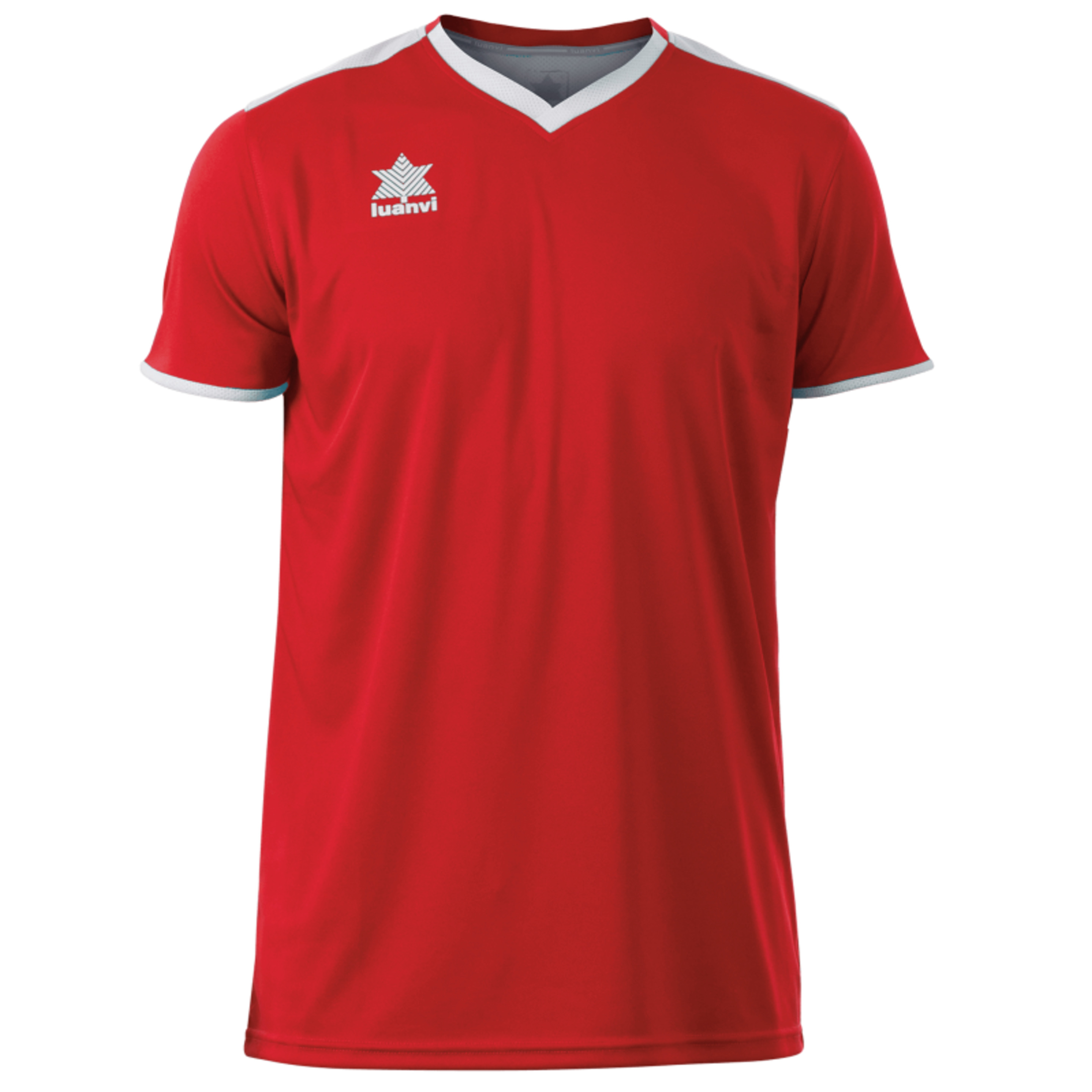 Camiseta Juego Manga Corta Match - rojo-blanco - 