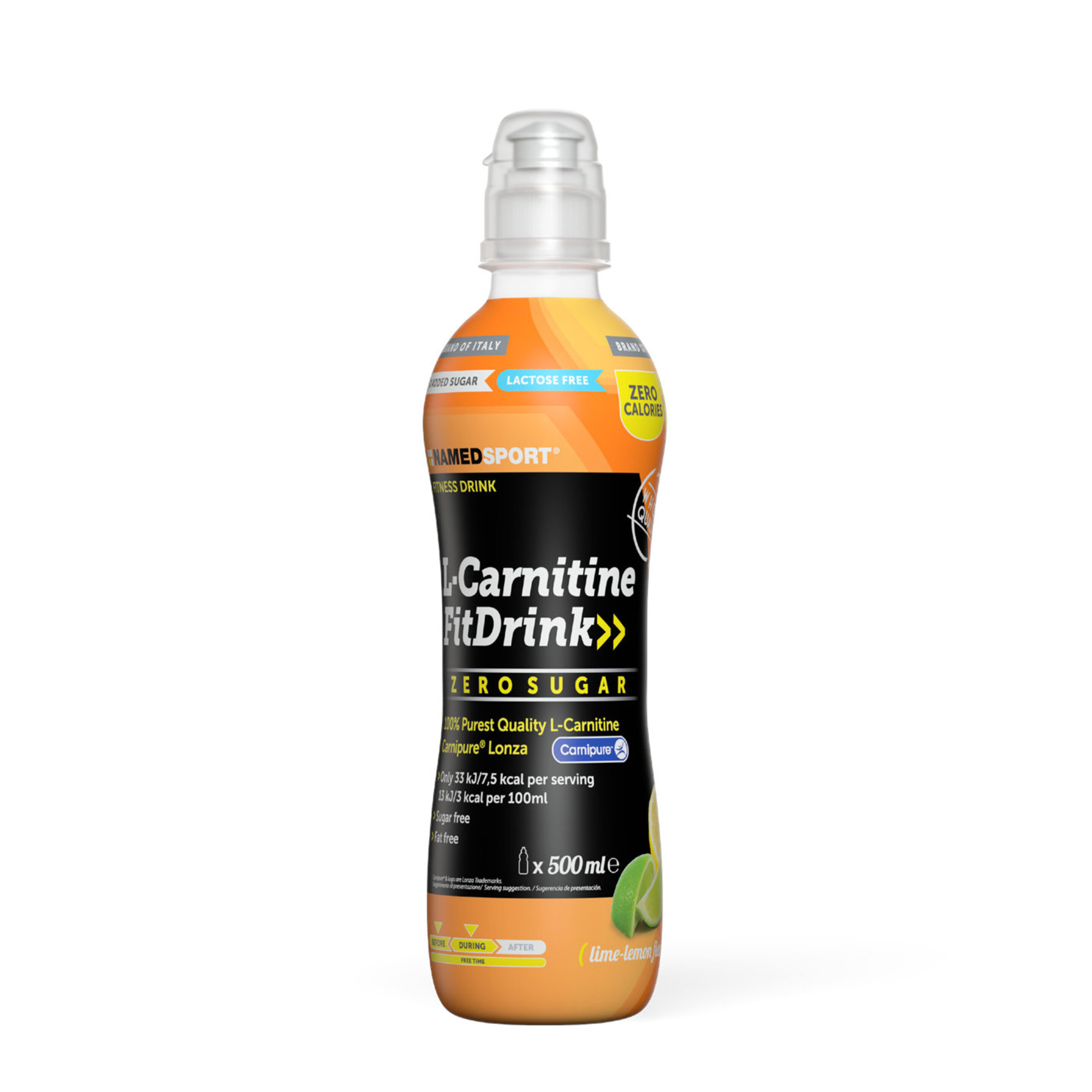 L-carnitine Fit Drink Lime Lemon - 500ml | Sport Zone MKP