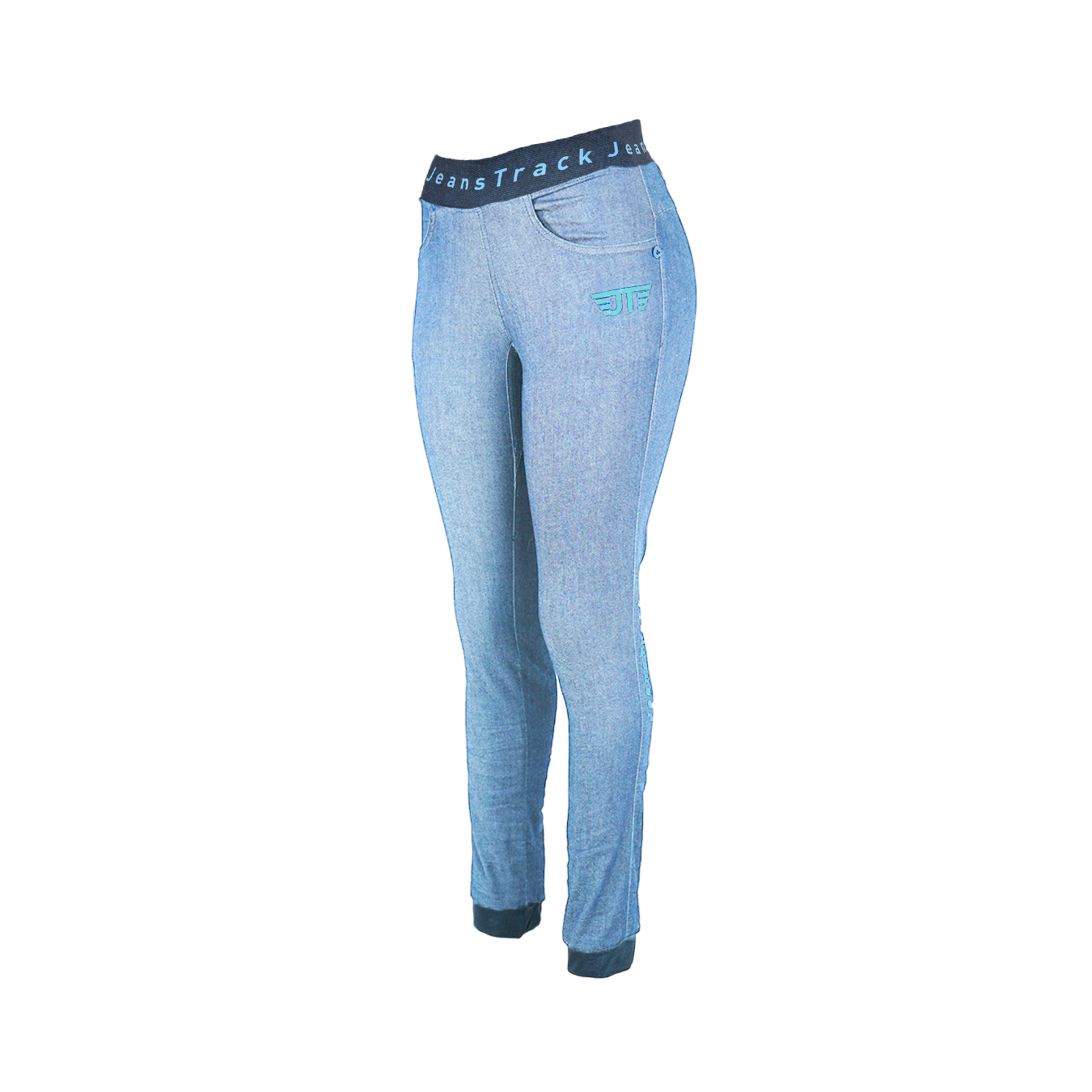 Pantalón Escalada Jeanstrack Dena - Azul Claro - Dena Jeans Bleach  MKP