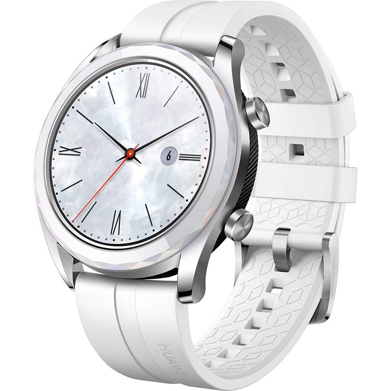 Reloj Inteligente Huawei Gt Elegant 42mm White - Pantalla 3.04cm Amoled - Bt4.2 - 5atm -