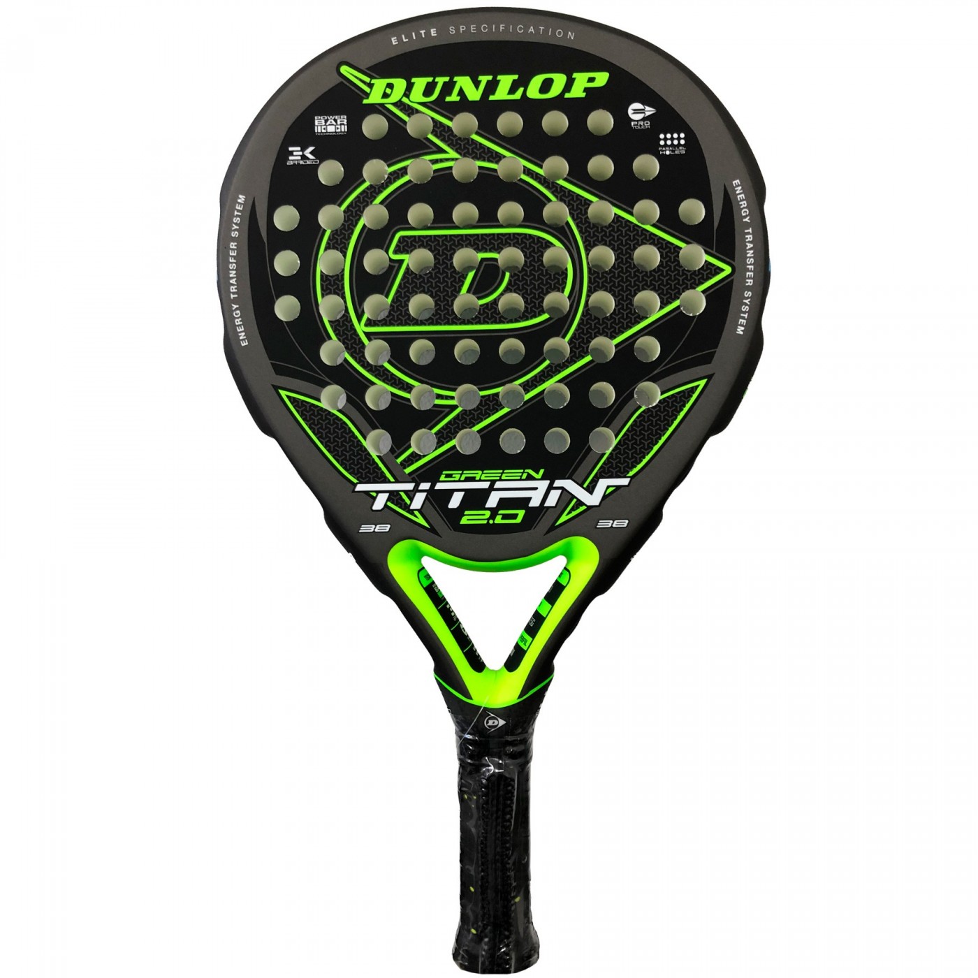 Pala De Pádel Dunlop Titan 2.0 - negro-verde - 