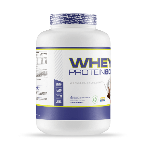 Whey Protein80 - 2 Kg De Mm Supplements Sabor Chocolate Con Leche