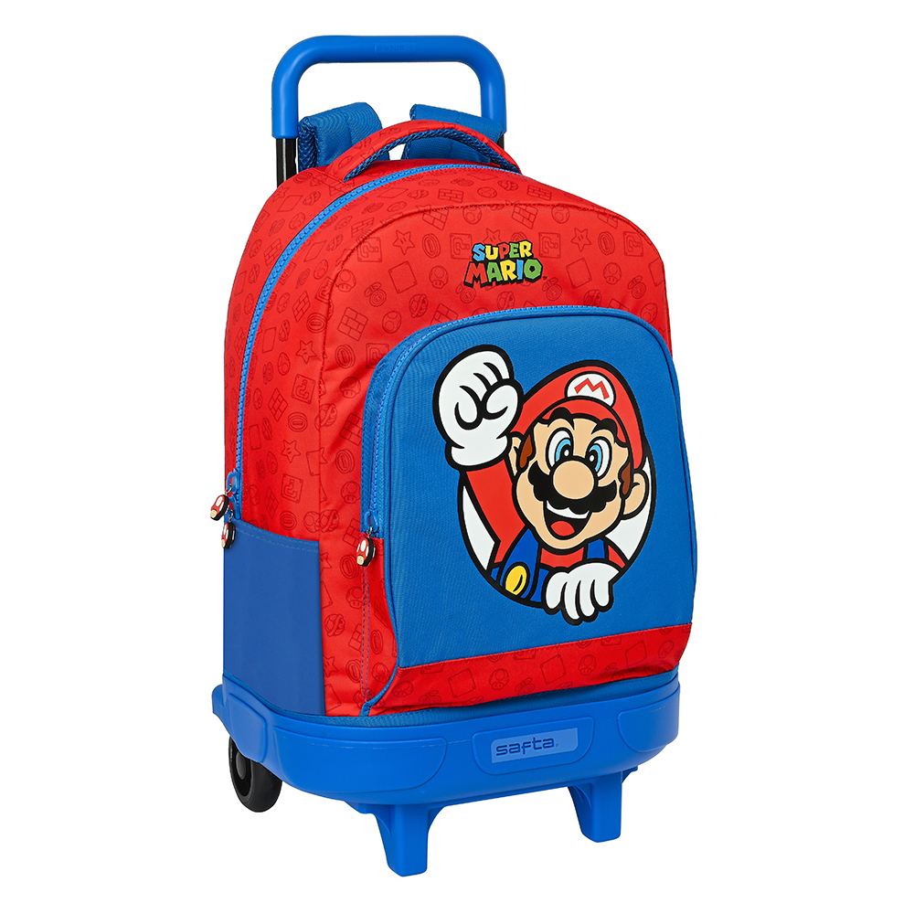 Mochila Trolley Super Mario Bros 74341 - rojo - 