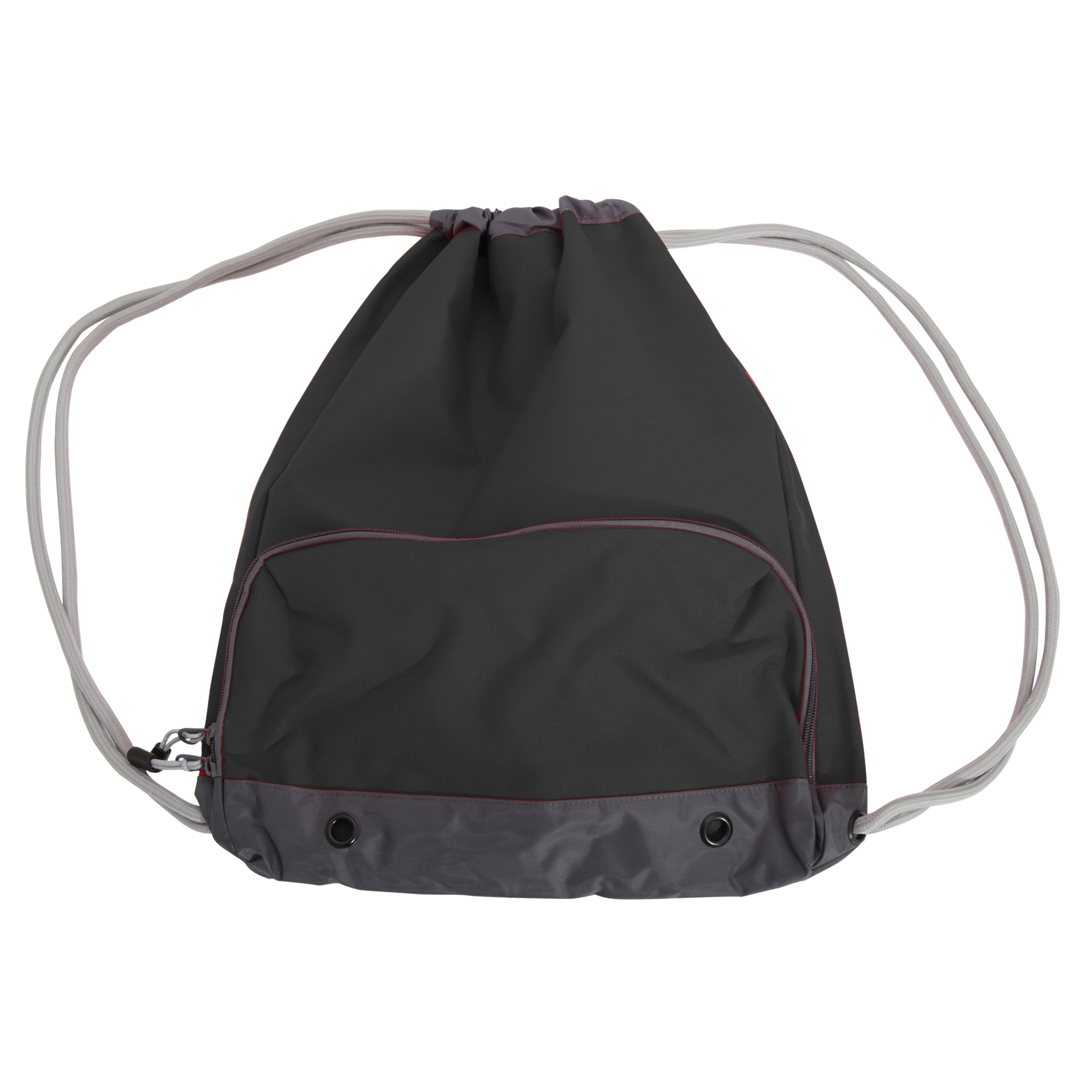 Mochila/bolsa Saco De Cuerdas Resistente Al Agua  (Paquete De 2) Bagbase (Negro)