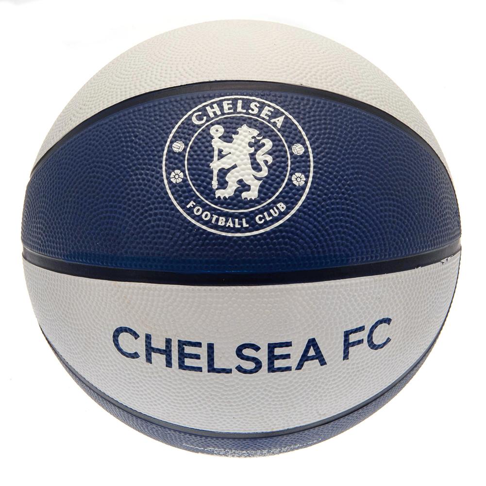 Balón De Baloncesto Diseño Escudo Chelsea Fc - blanco-azul - 