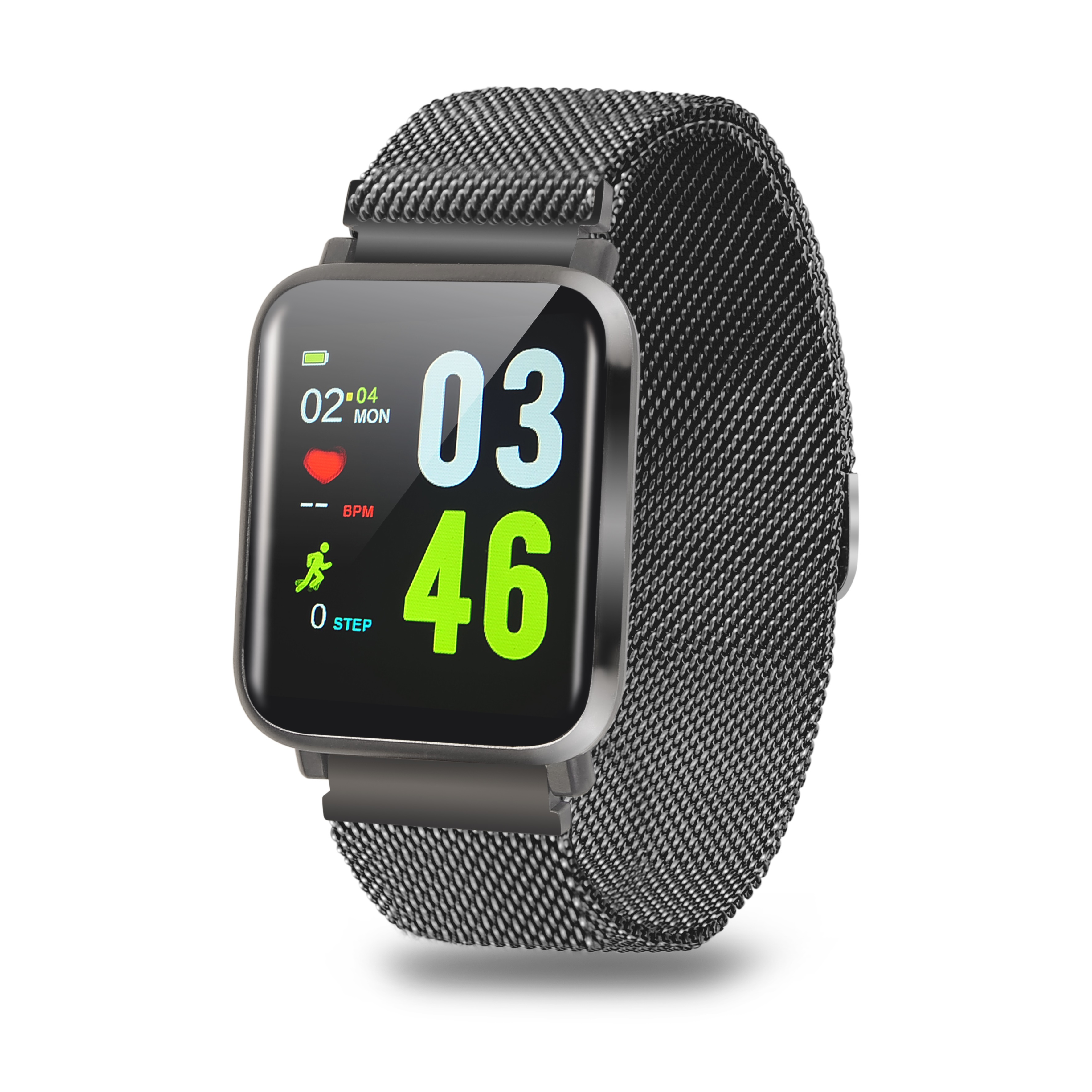 Reloj Inteligente Smartwatch Multitouch Ip67 Negro