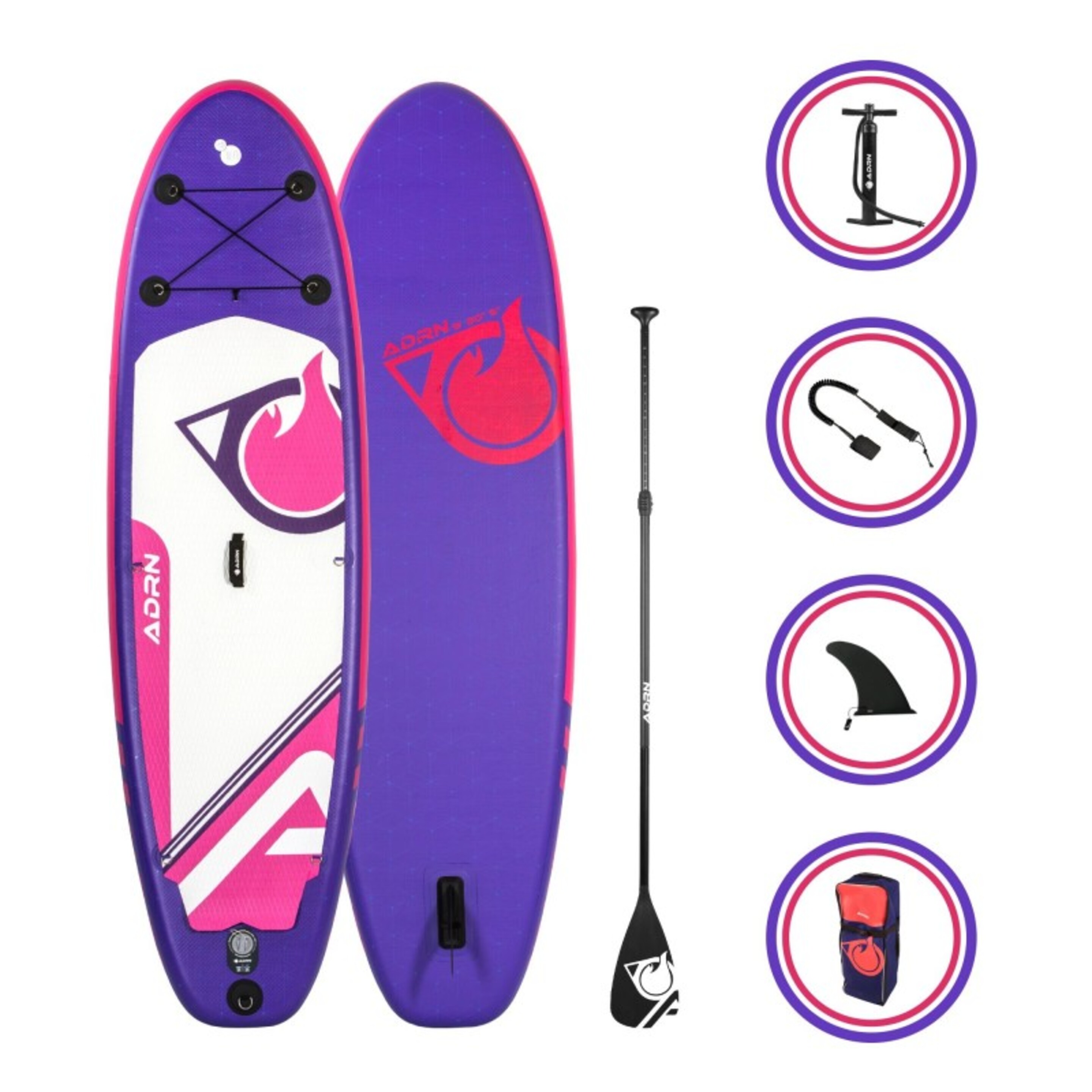 Paddle Surf Hinchable Adrenalin Carver - violeta - 