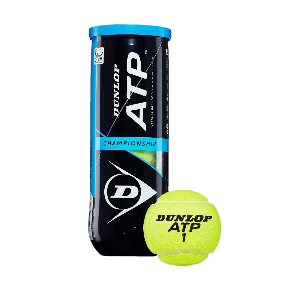 Pelotas De Tenis Pack De 4 Dunlop Atp Championship - amarillo - 