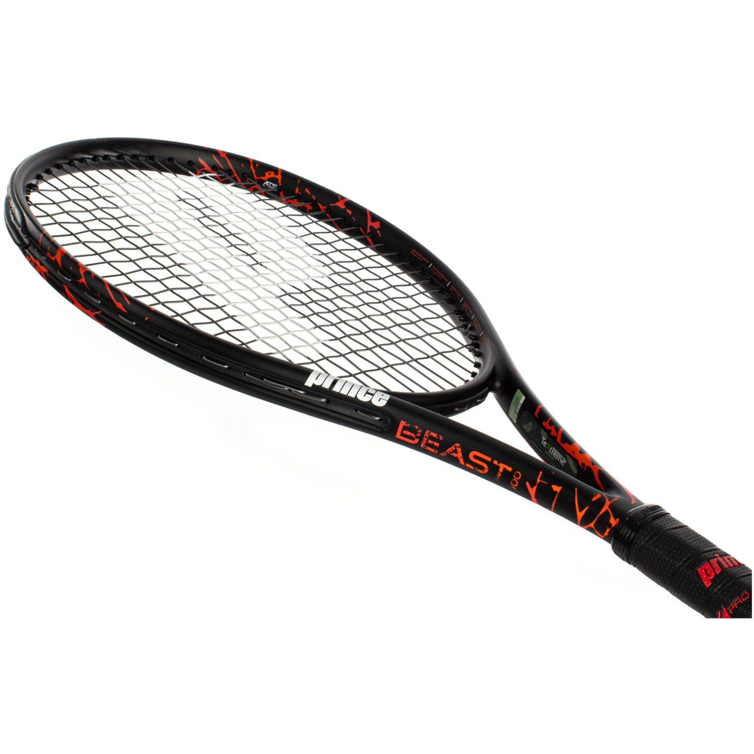 Raqueta De Tenis Prince Beast 280 G (sin Encordar Y Sin Funda) - Negro/Naranja  MKP