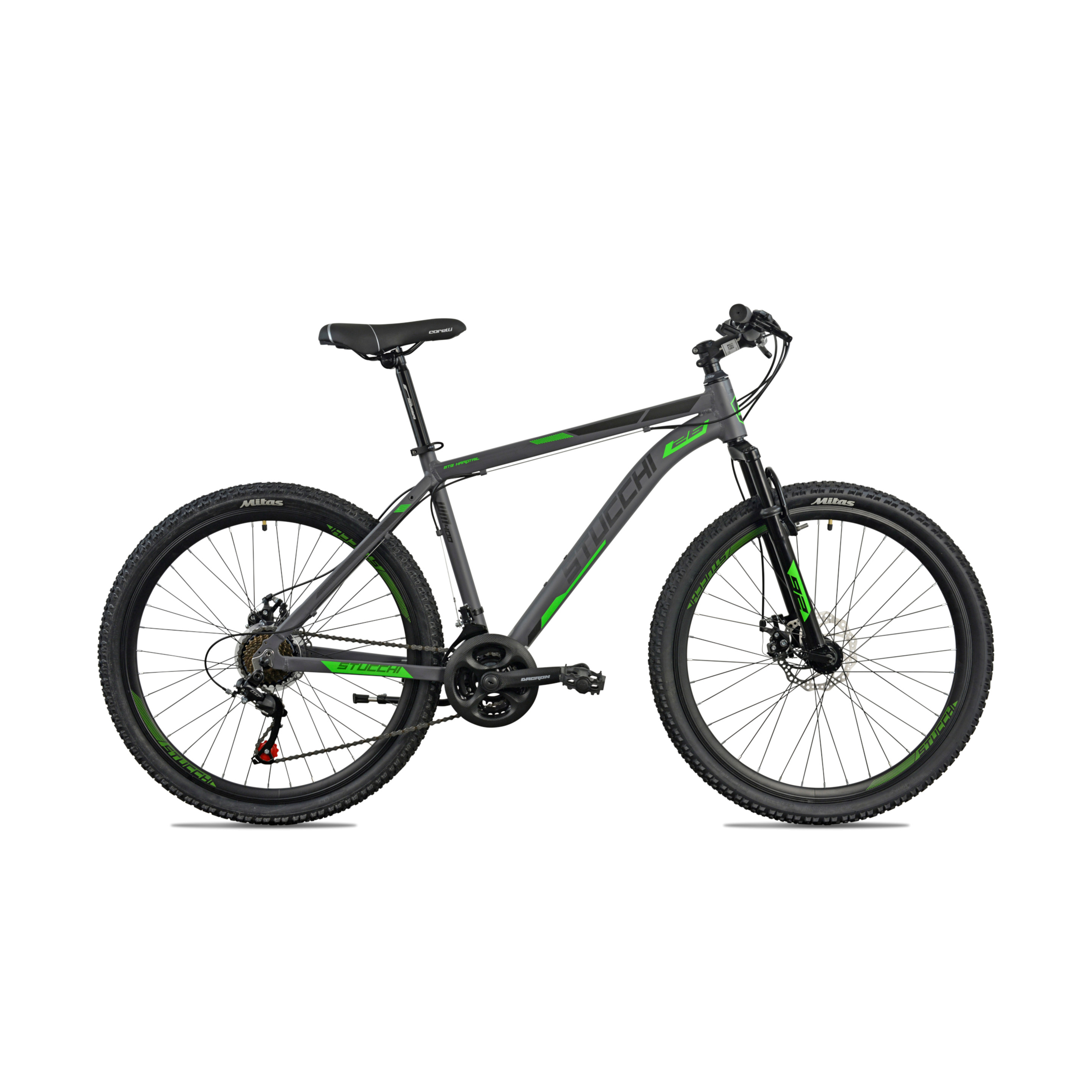 Bicicleta Montaña 26"  Stucchi Disc 24v. Talla 46 Gris