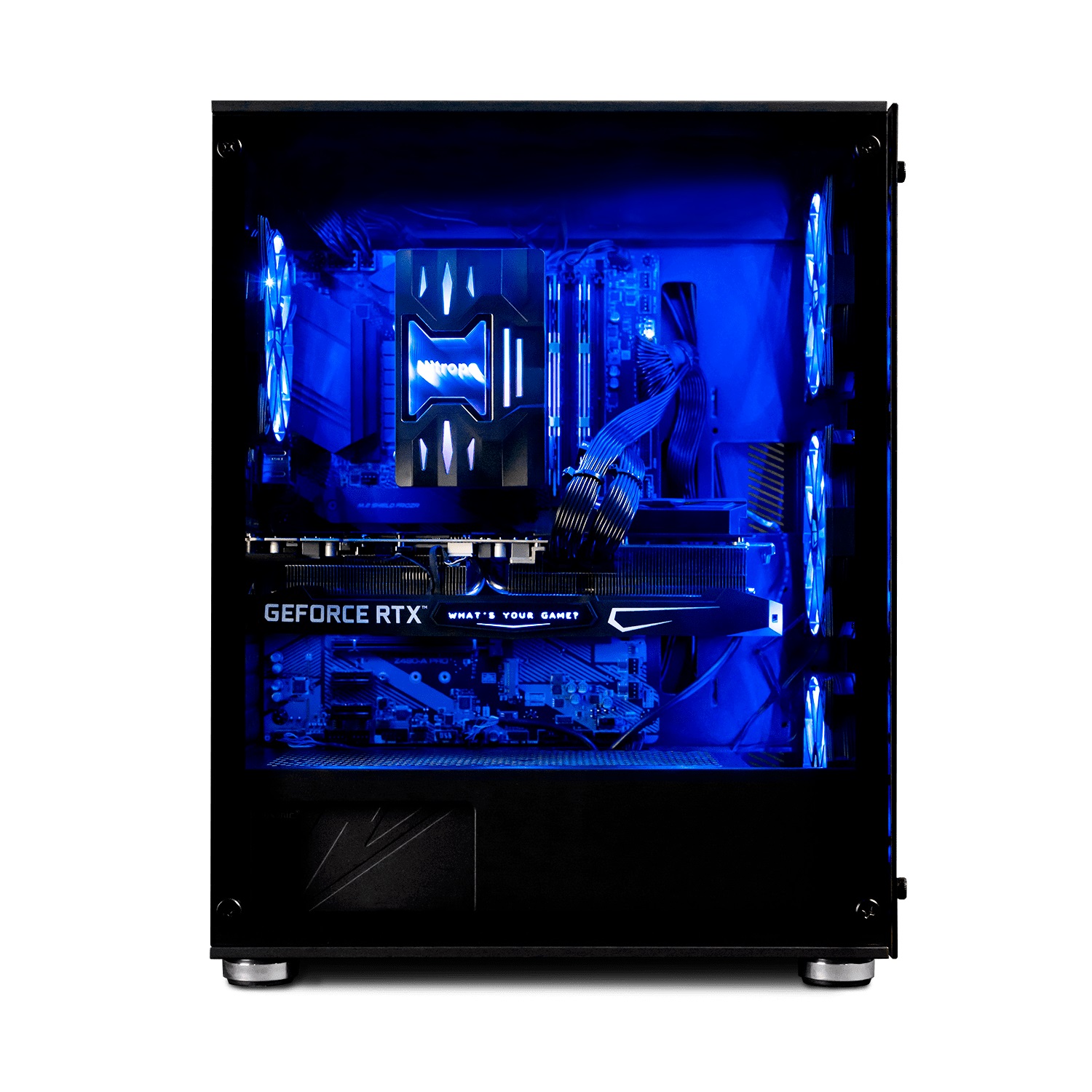 Pc Gaming Nitropc Avanzado Nitro - Intel I5-12400, Gtx 1660ti, 16g Ram, 512g M2, 1t Hdd - W11, Wi-fi