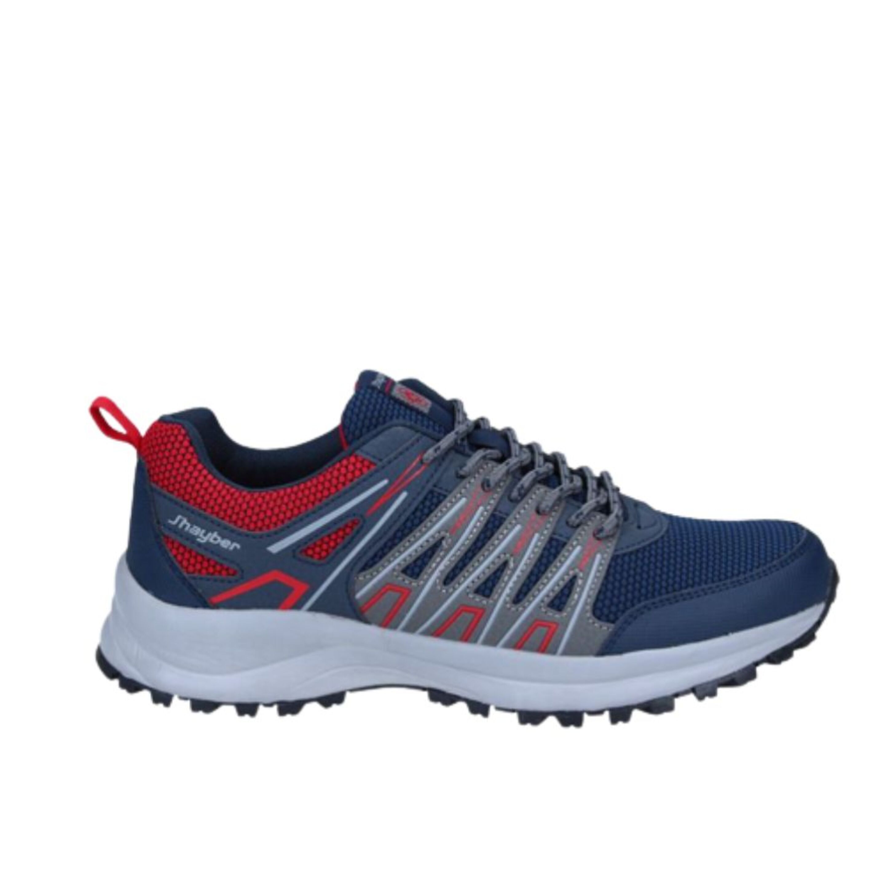 Calçado Trail Running Homem J´hayber Ralon. Azul Marinho/vermelho - azul-marino-rojo - 