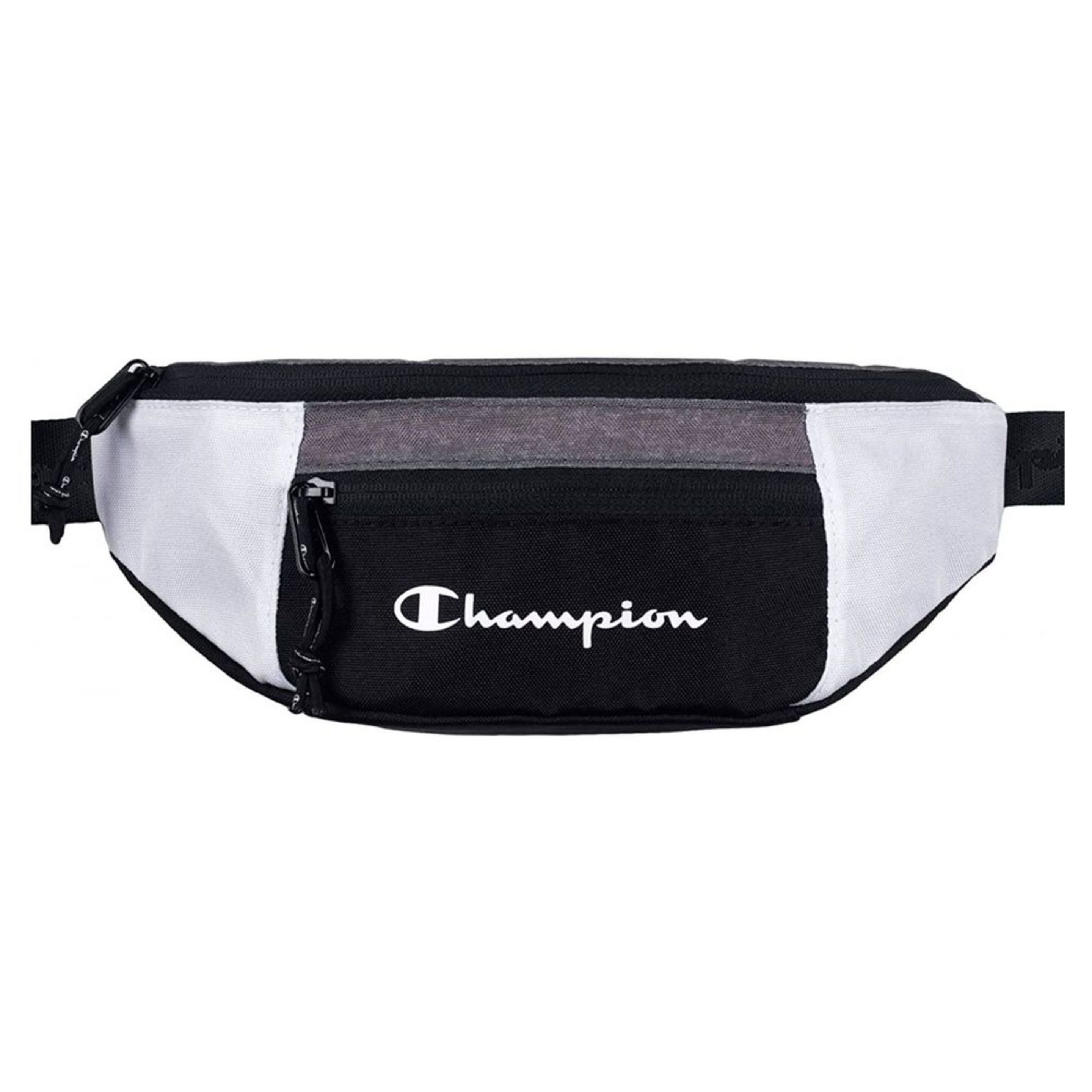 Riñonera Casual Unisex Champion 804883. Em515 Tricolor Negro-gris-blanco