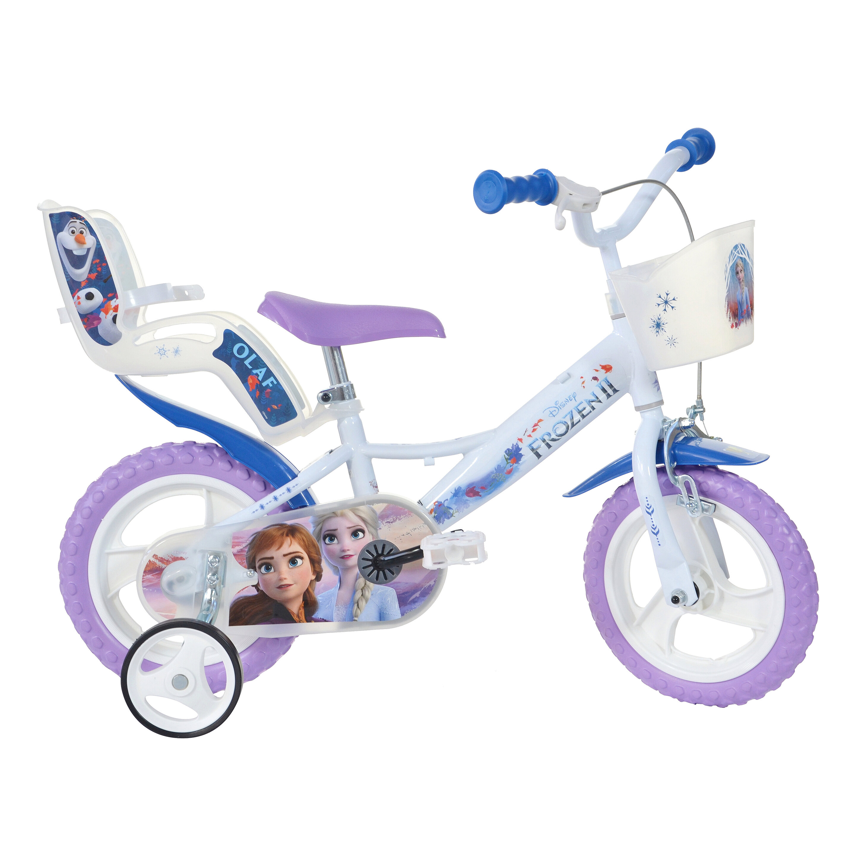 Bicicleta Criança Disney Frozen 12 Polegadas 3-5 Anos
