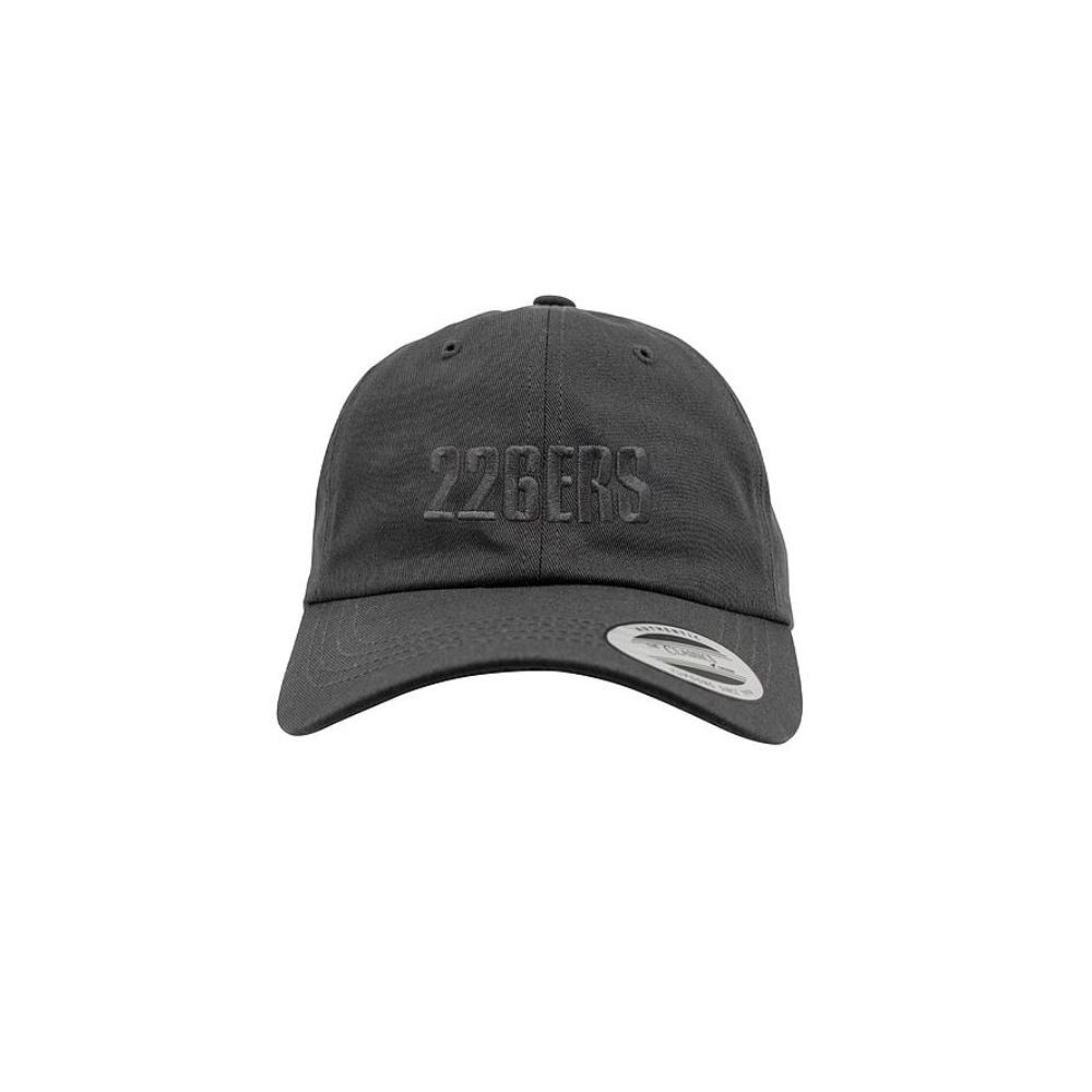 Chapéu De Algodão Com Viseira Cinzento Escuro 226ers
