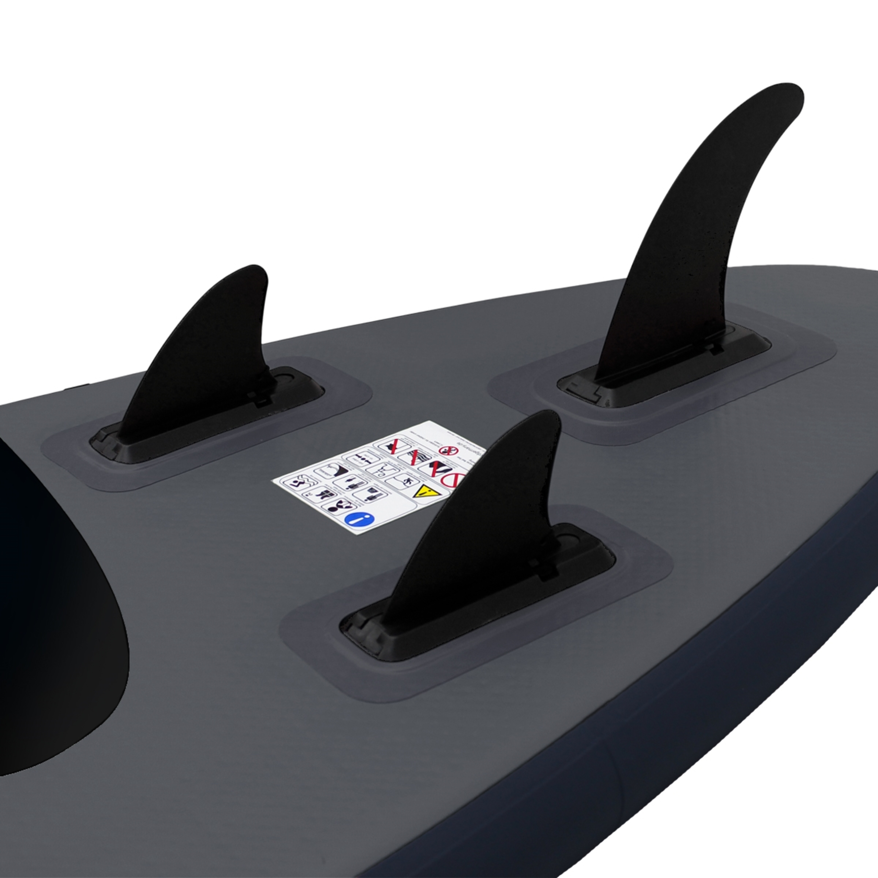 Tabla Hinchable Paddle Surf Sup 3 Makani Con Accesorios - Negro/Gris - Una tabla polivalente, muy estable  MKP