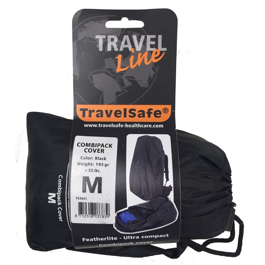 Cubierta Para Mochilas Travelsafe Negro M