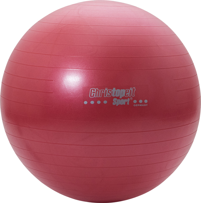 Christopeit Gym Ball 65cm Incl. Bomba Vermelha