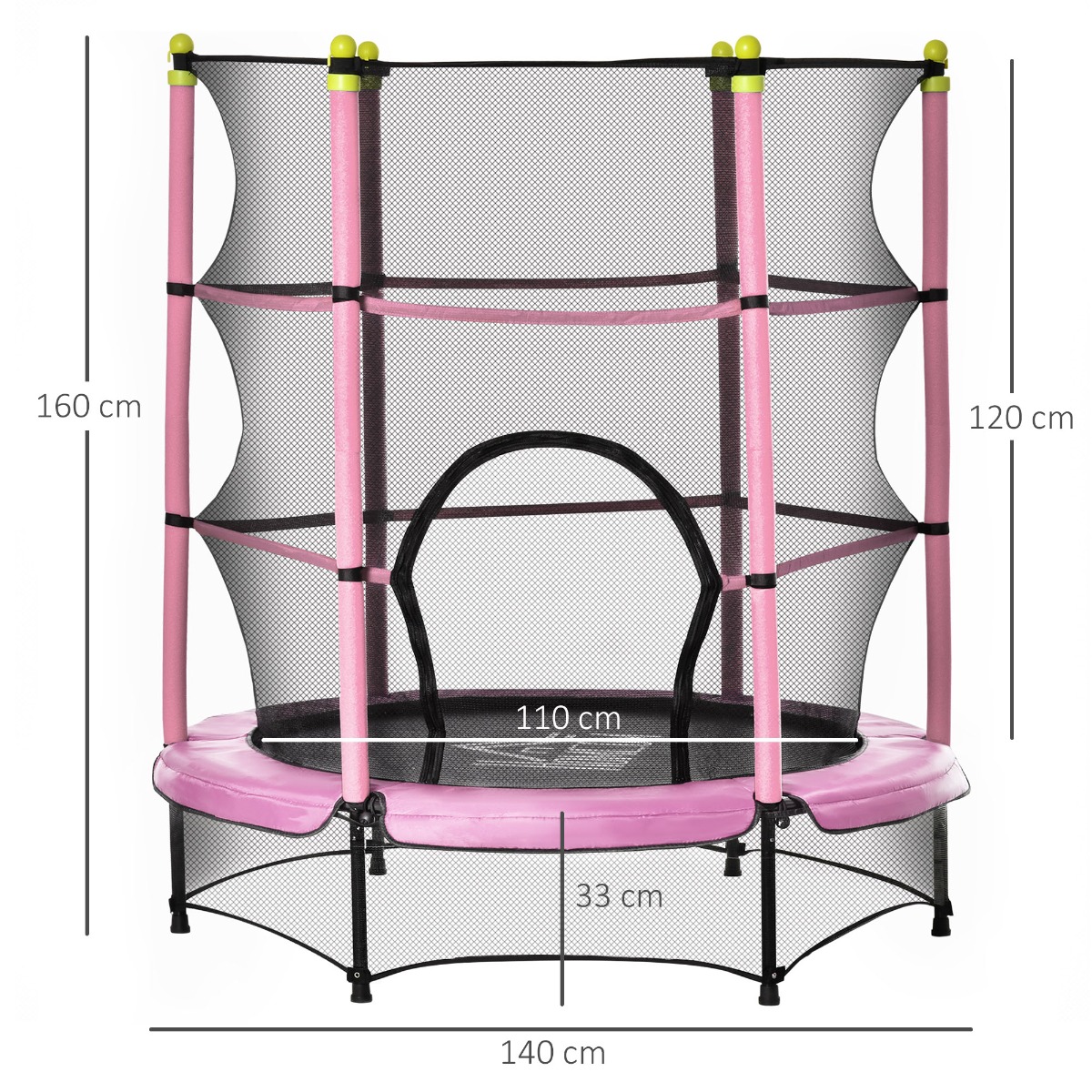 Trampolín Para Niños Homcom 342-008v01pk