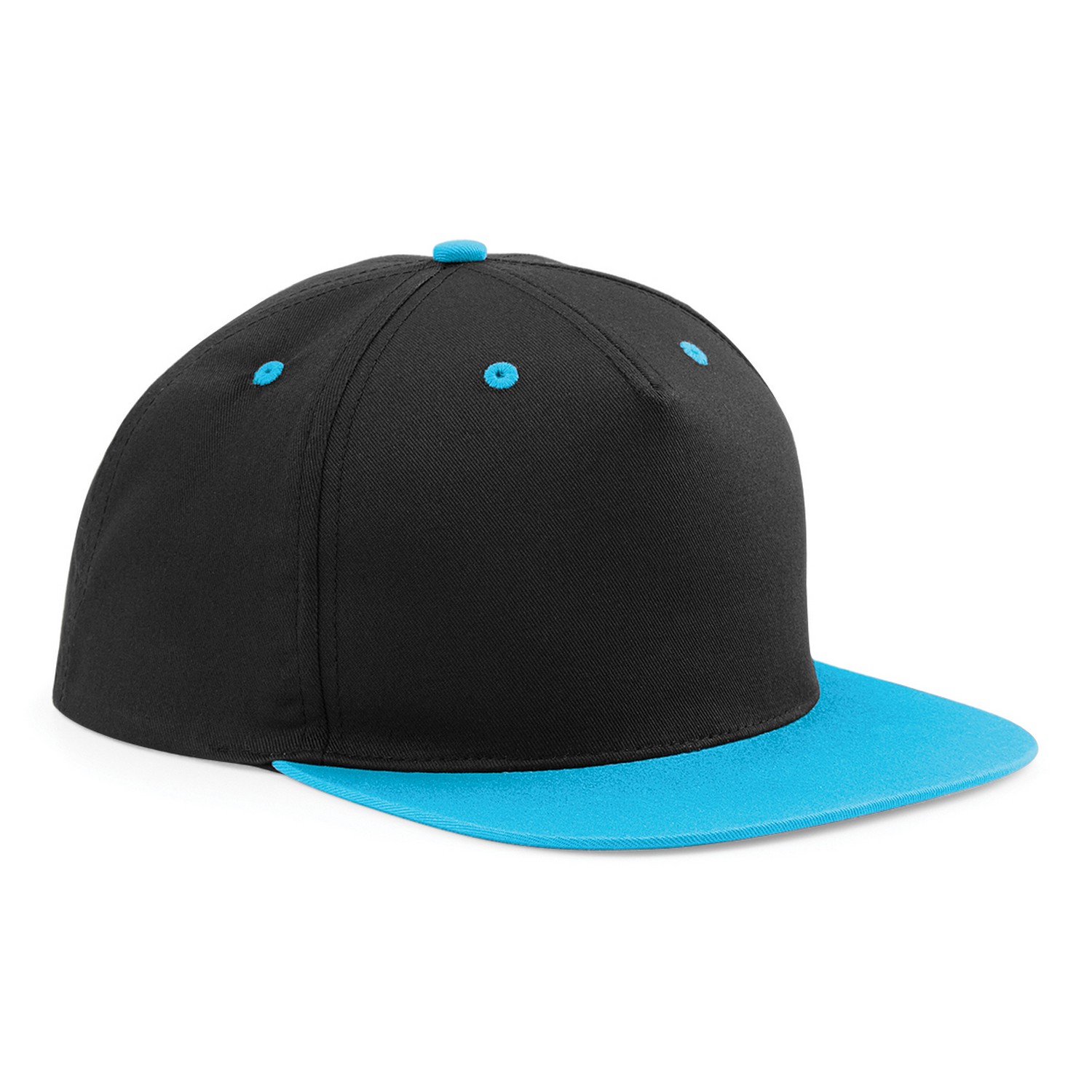 Gorra / Visera 2 Colores 5 Paneles Beechfield Snapback (paquete De 2)