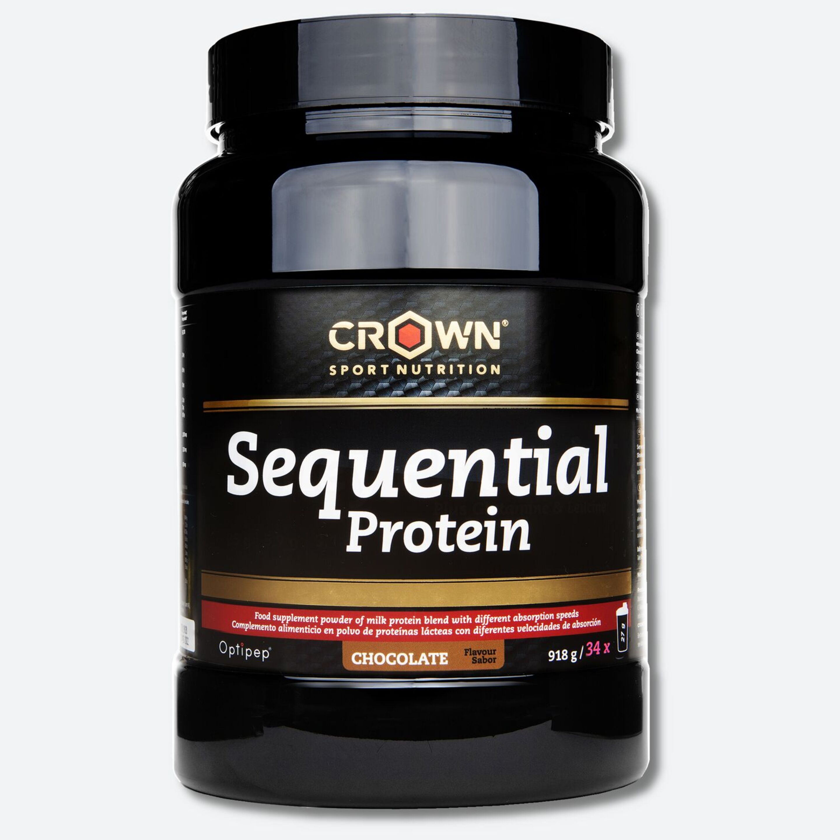 Bote De Recuperador Nocturno Con Proteína ‘sequential Protein‘ 918 G Chocolate - Para Antes De Dormir  MKP