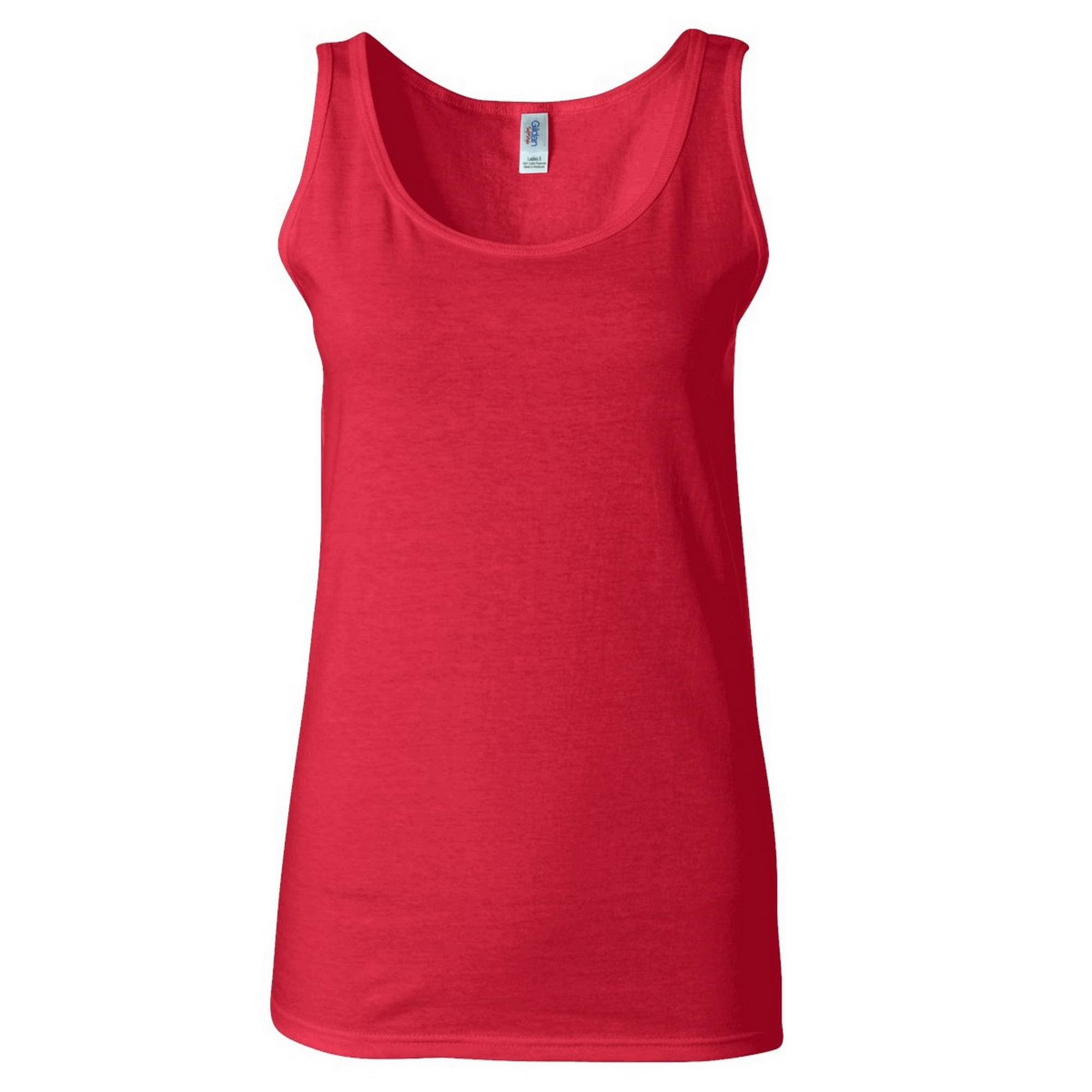 Camiseta De Tirantes Larga Gildan - rojo - 