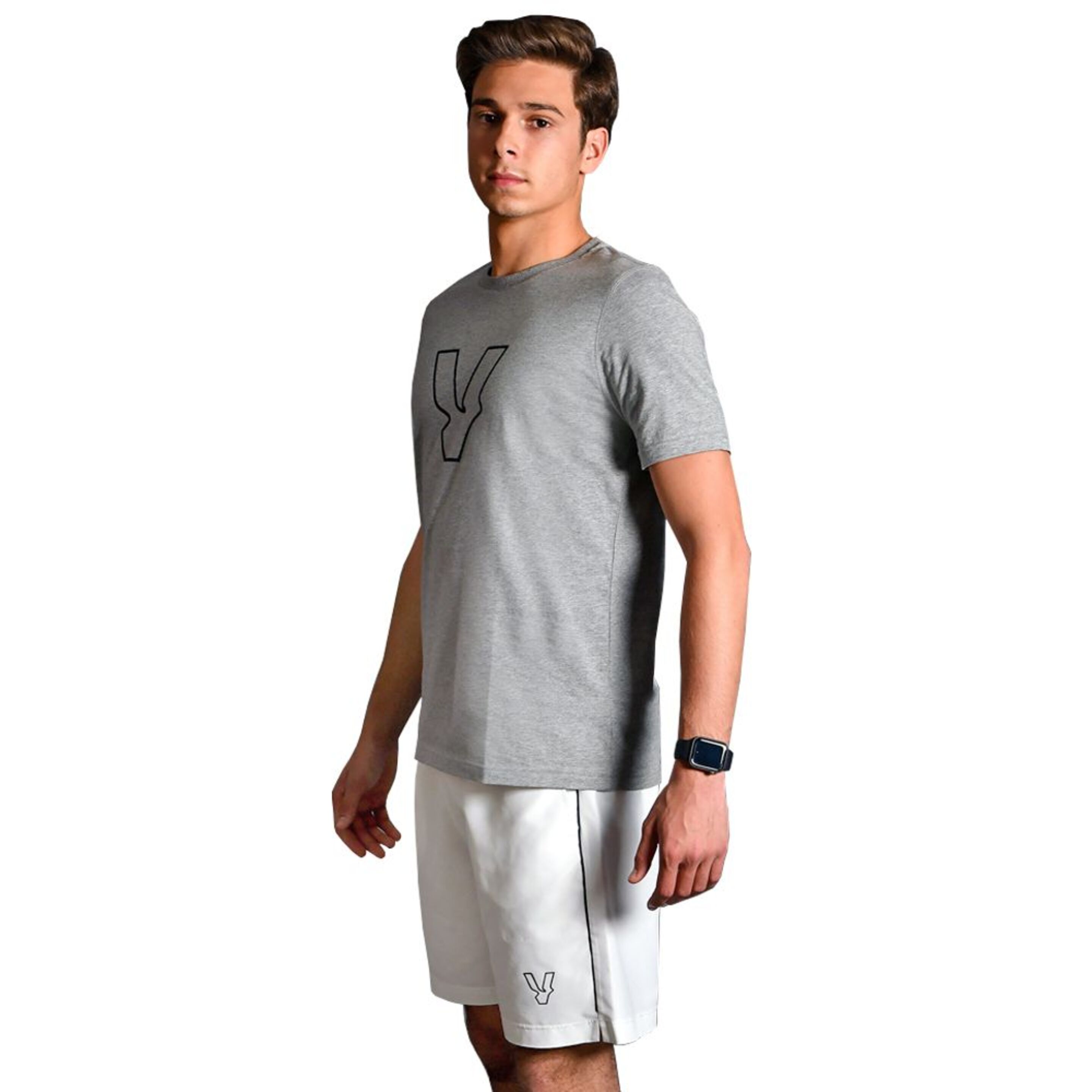 Camiseta Casual Volt Padel - gris-claro - 