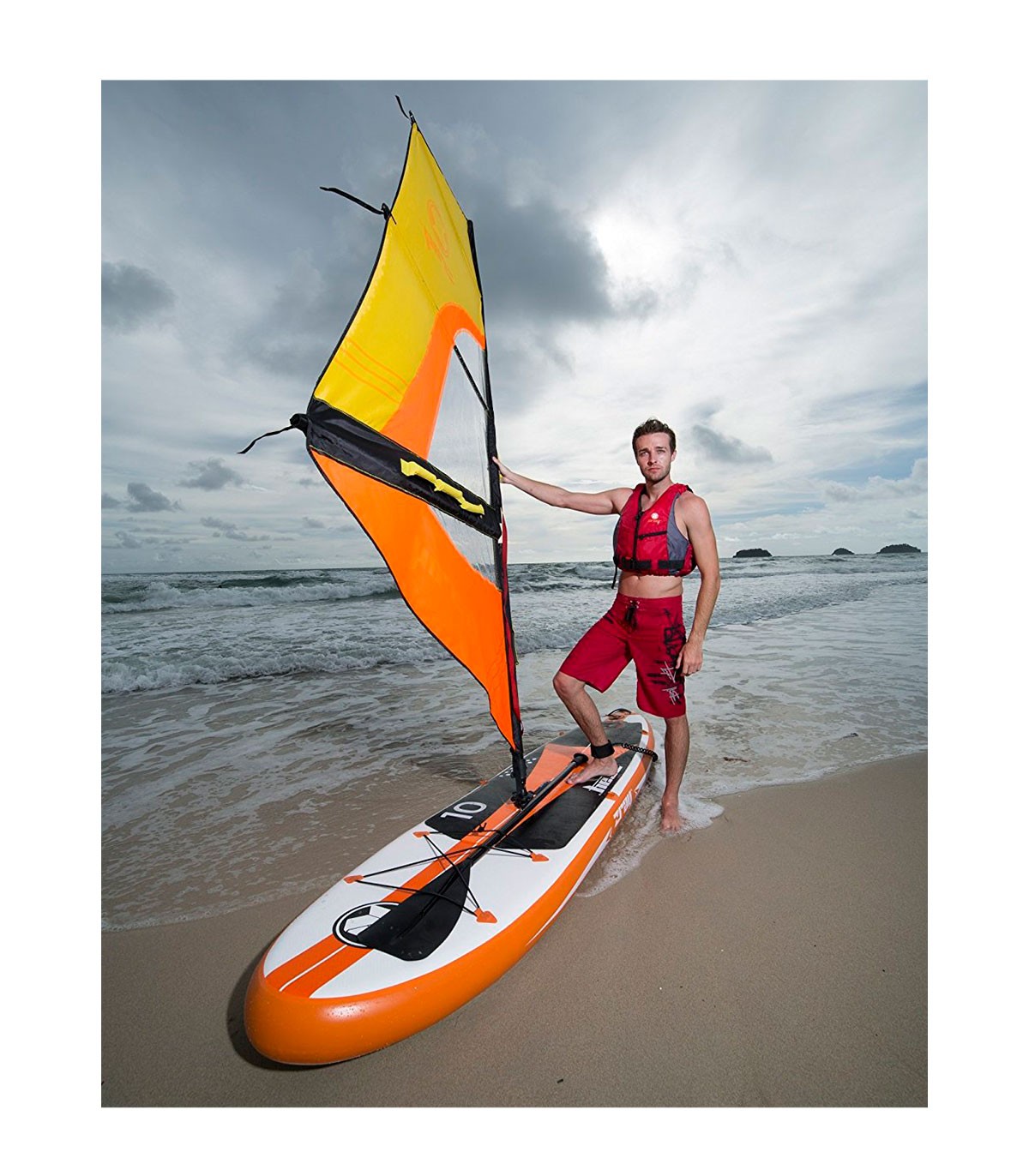 Tabla Paddle Surf Hinchable Zray Windsurf 10' - Dimensiones: 305 X 81,3 Cm  MKP