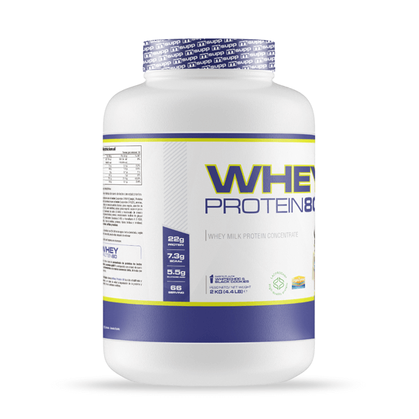 Whey Protein80 - 2 Kg De Mm Supplements Sabor Chocolate Blanco Con Black Cookies
