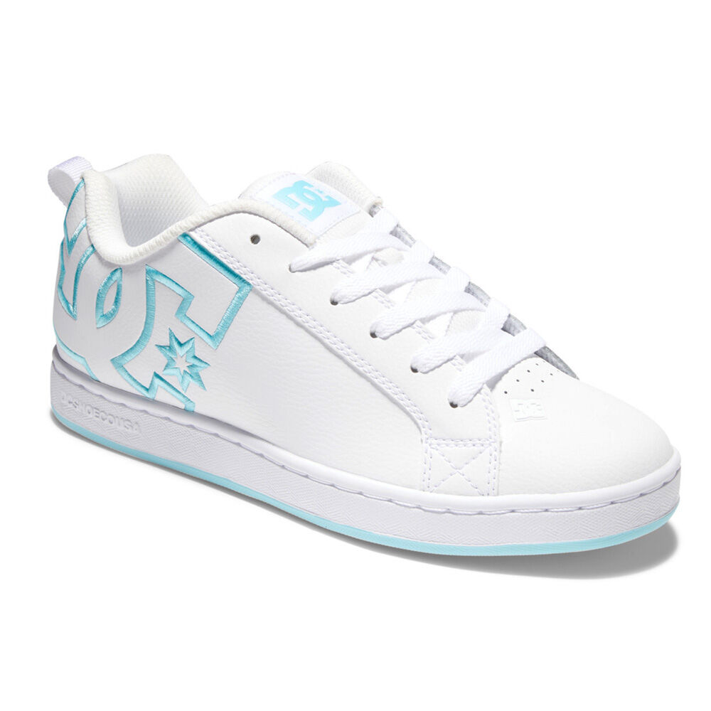 Zapatillas Dc Shoes Court Graffik 300678 White/white/blue (Xwwb)