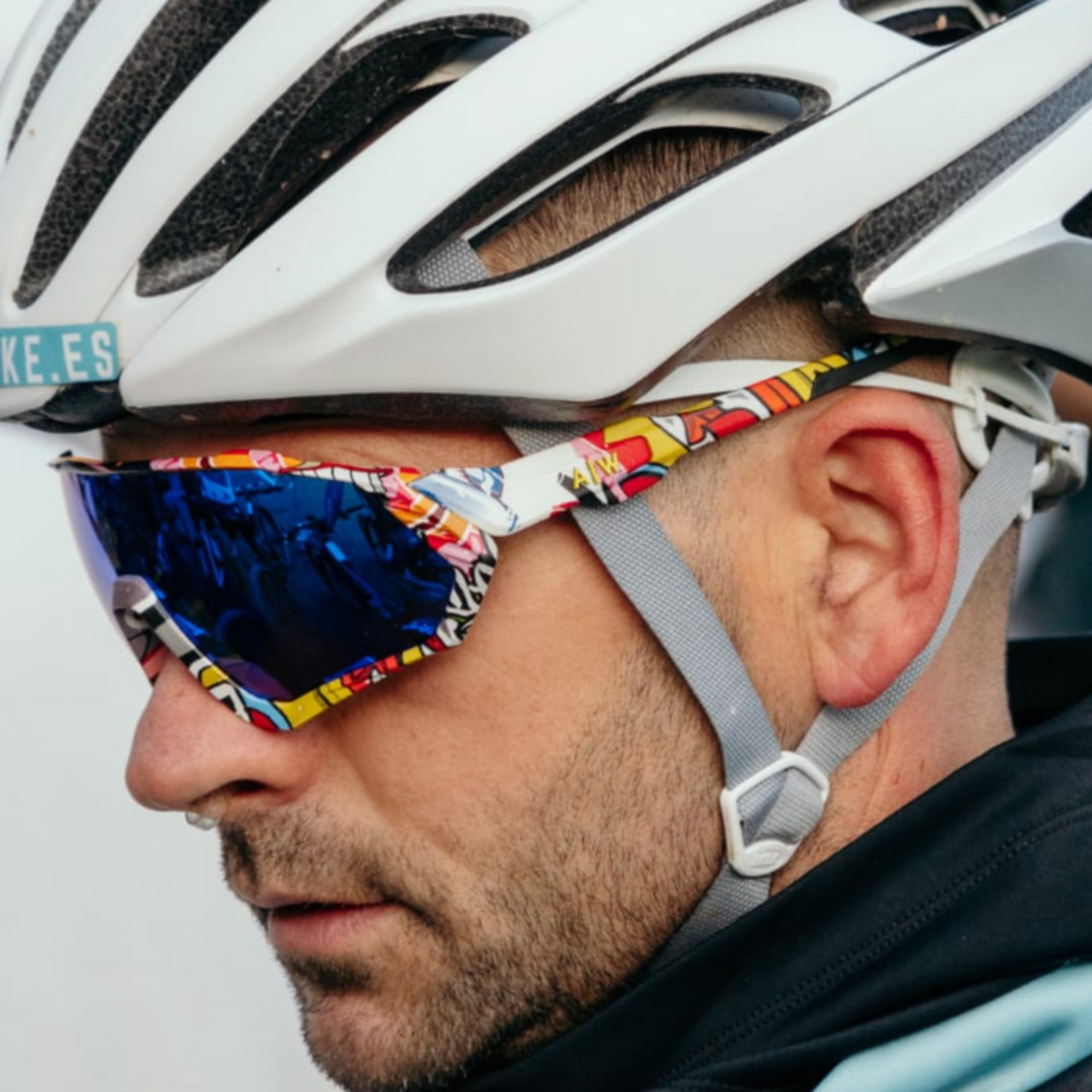 Óculos De Ciclismo Adulto Are Winners Polarizados Sk Rainbow