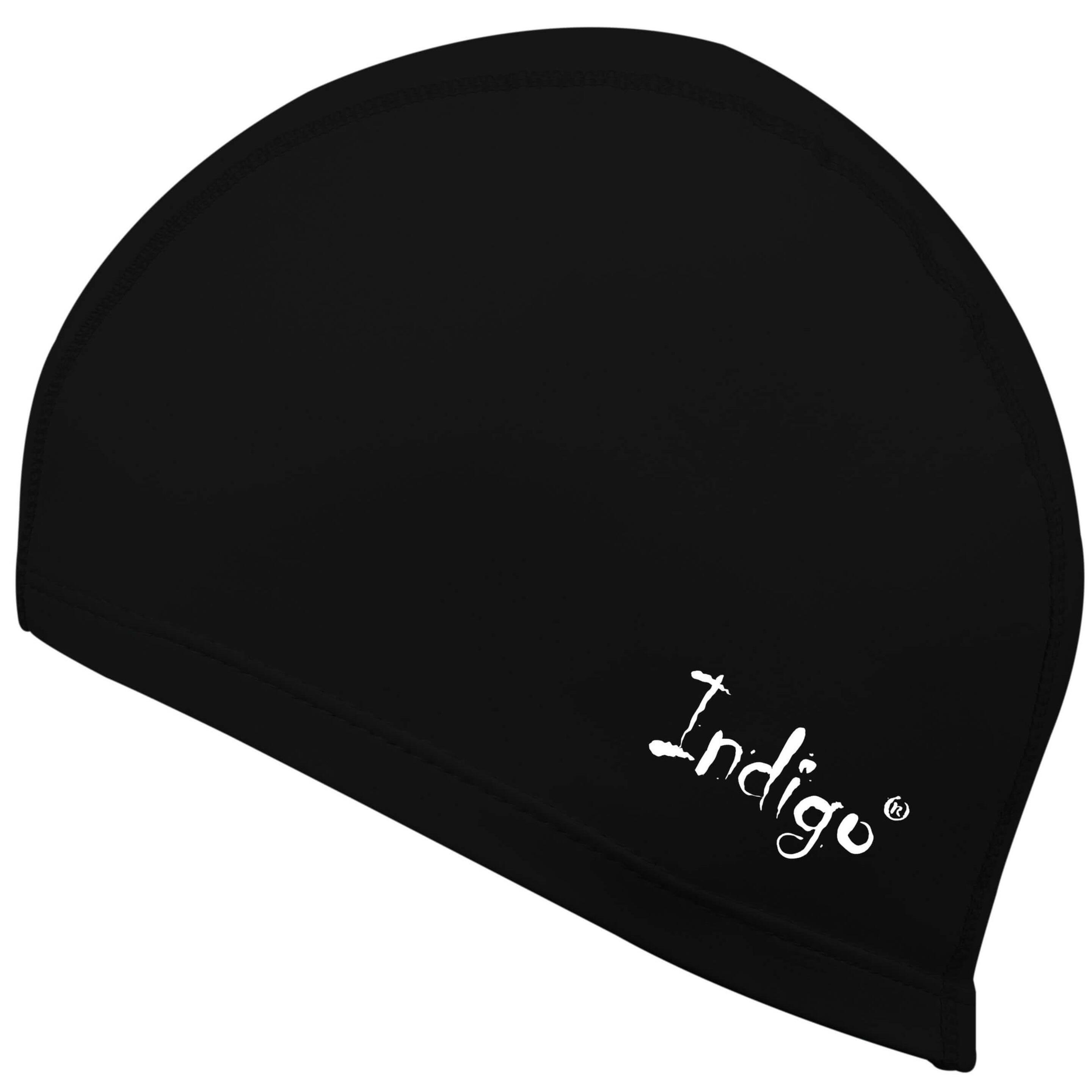 Gorro De Natacion Tejido Engomado Con Pu Indigo