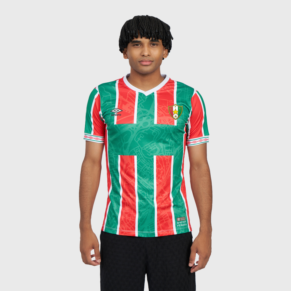 Camiseta Umbro Cf Estrela Da Amadora Home 23-24 Jersey - verde-rojo - 